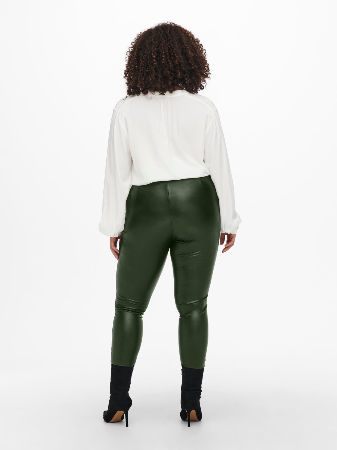 Curvy faux Leather Leggings