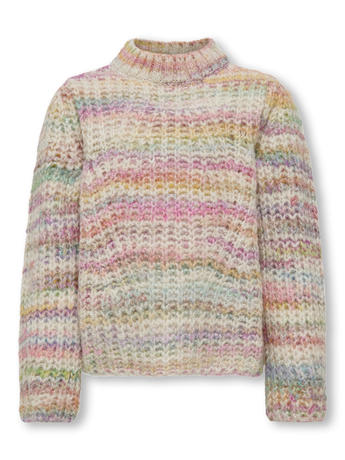 O-neck knitted pullover