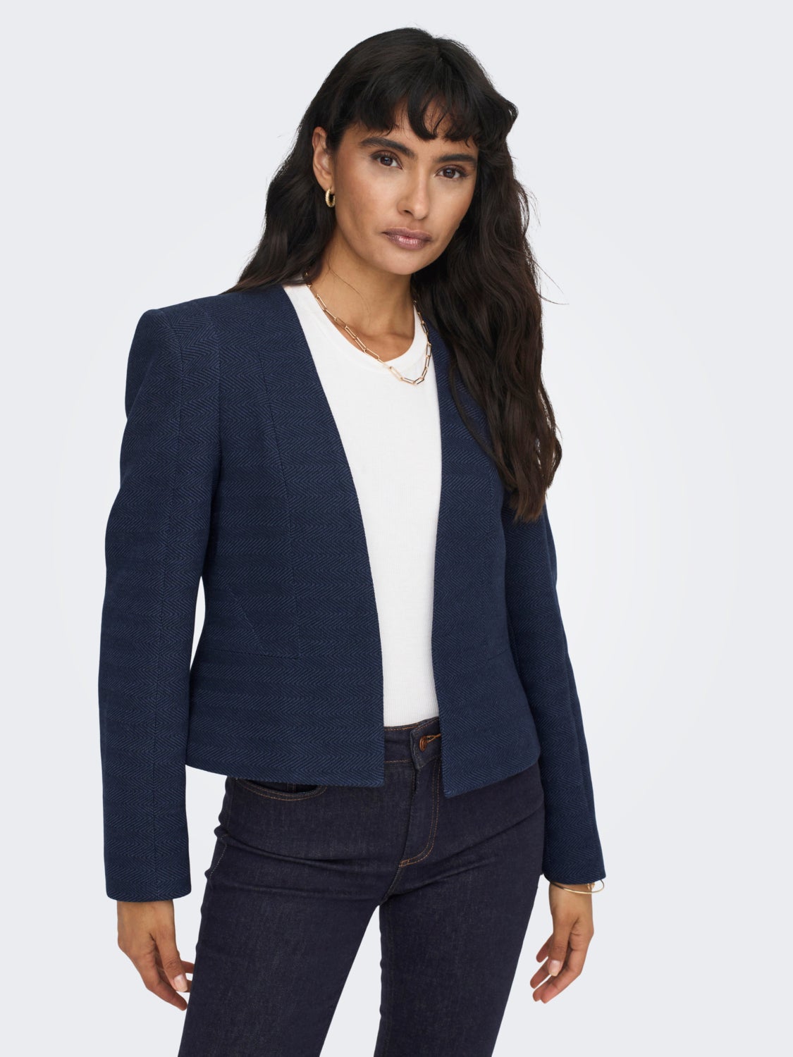 Short open blazer