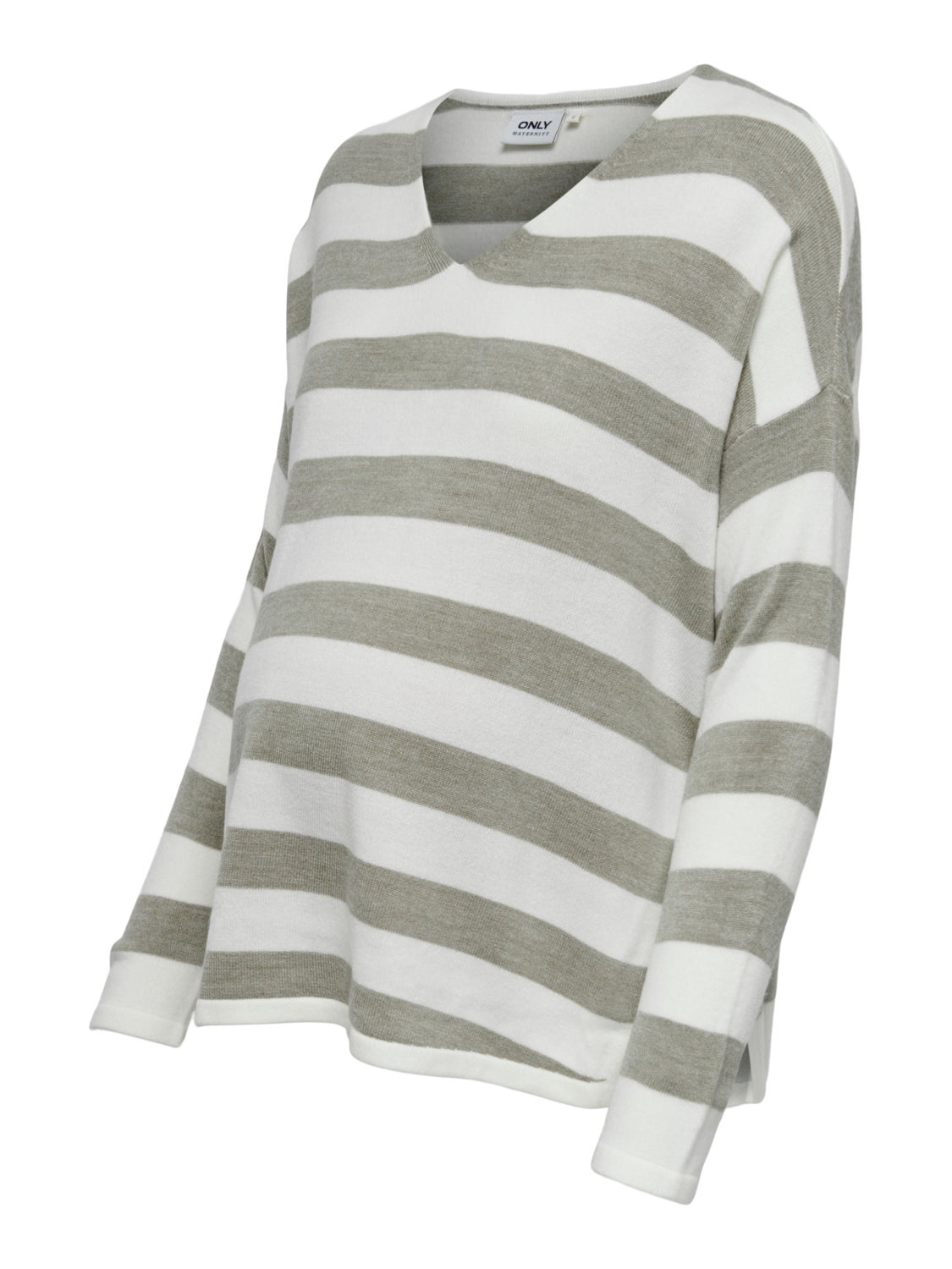 Mama striped Knitted Pullover
