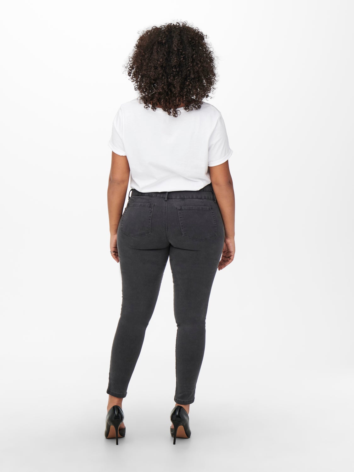 Curvy CARAugusta corsage high waisted jeans