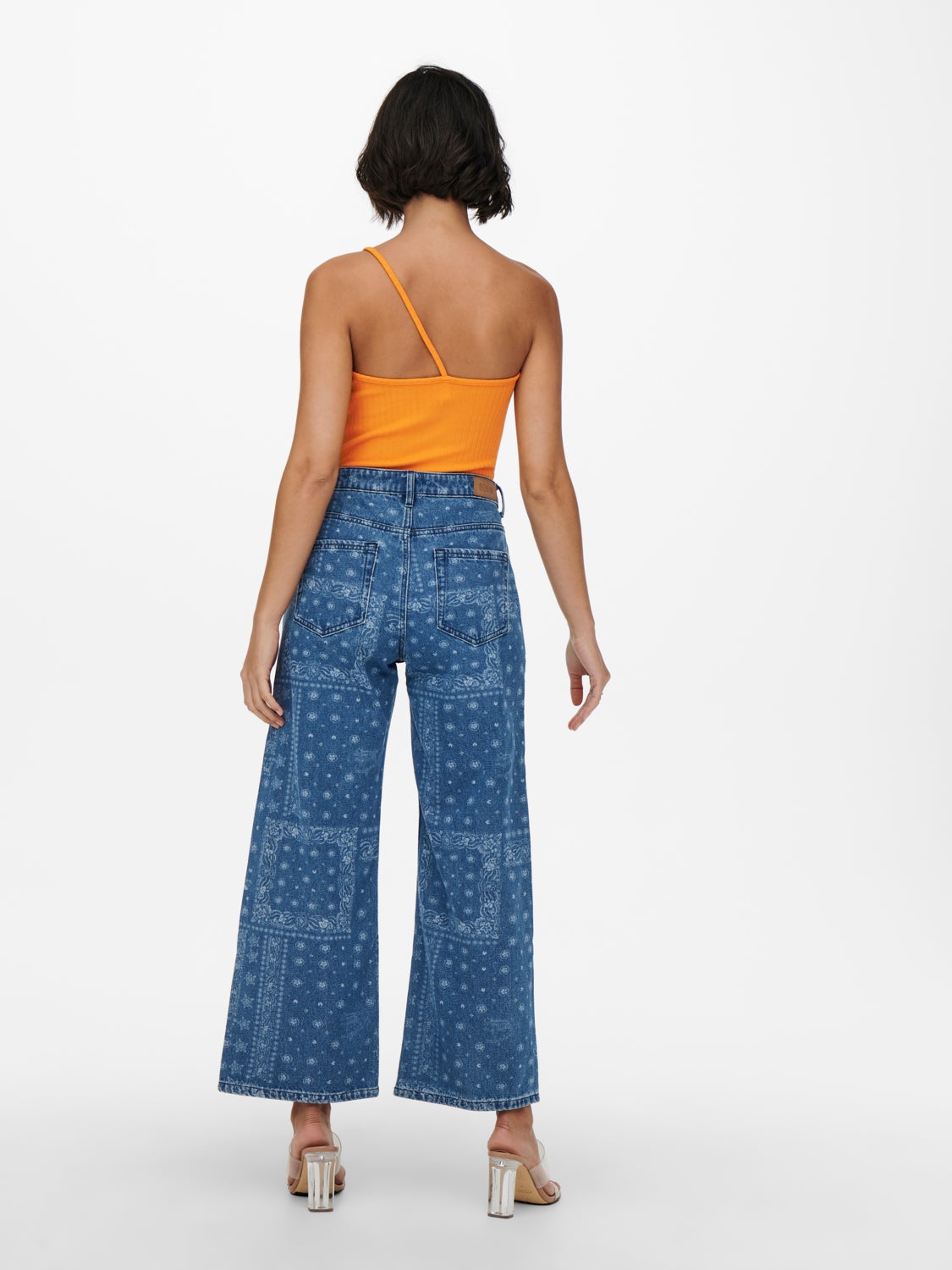 ONLSonny wide high waisted jeans