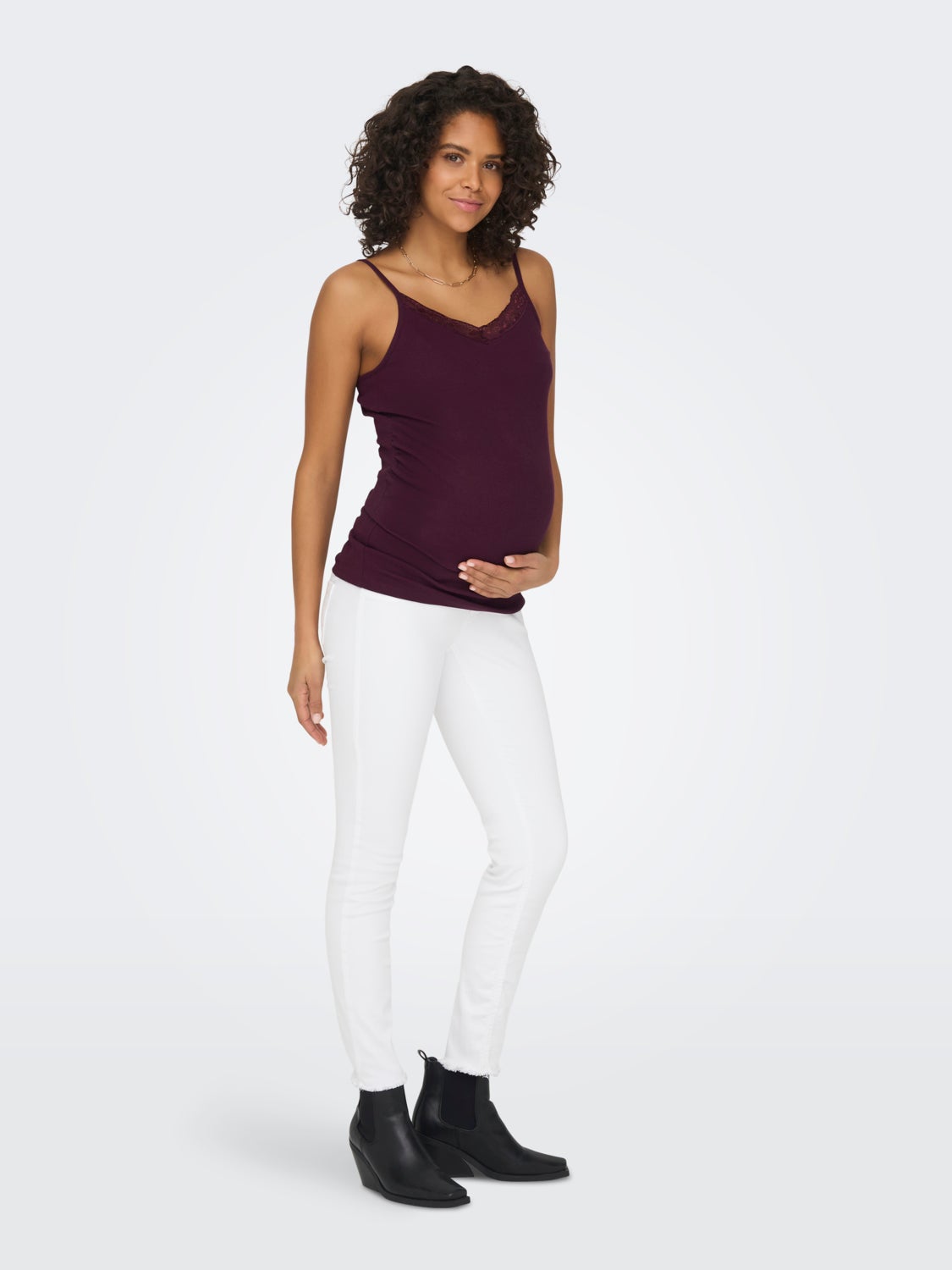 Mama long singlet top