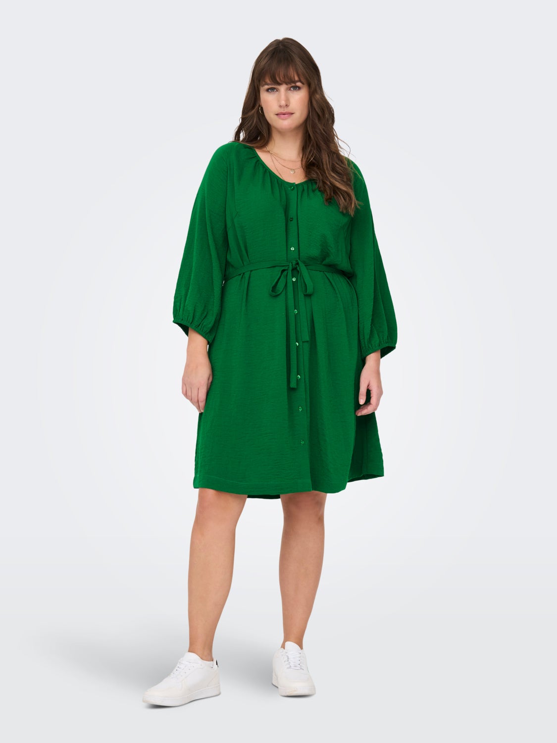 Curvy 3/4 sleeved Dress