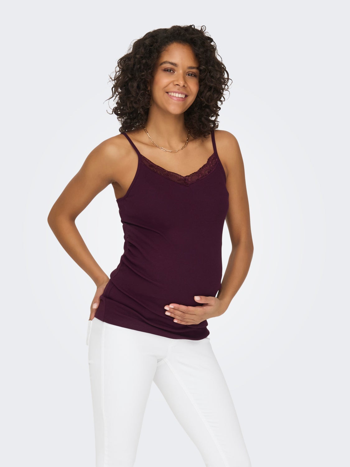 Mama long singlet top