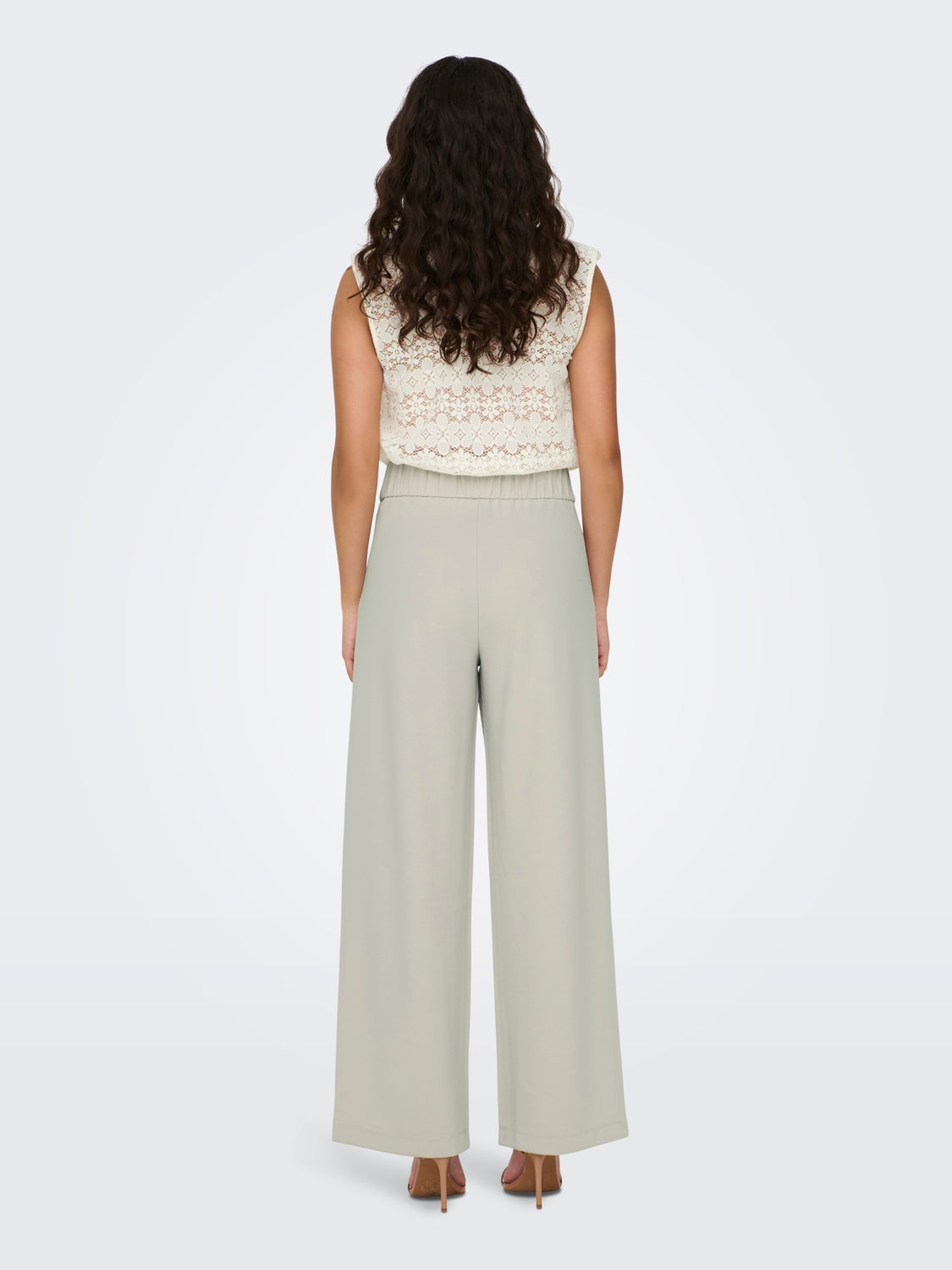 Flared high waisted pants
