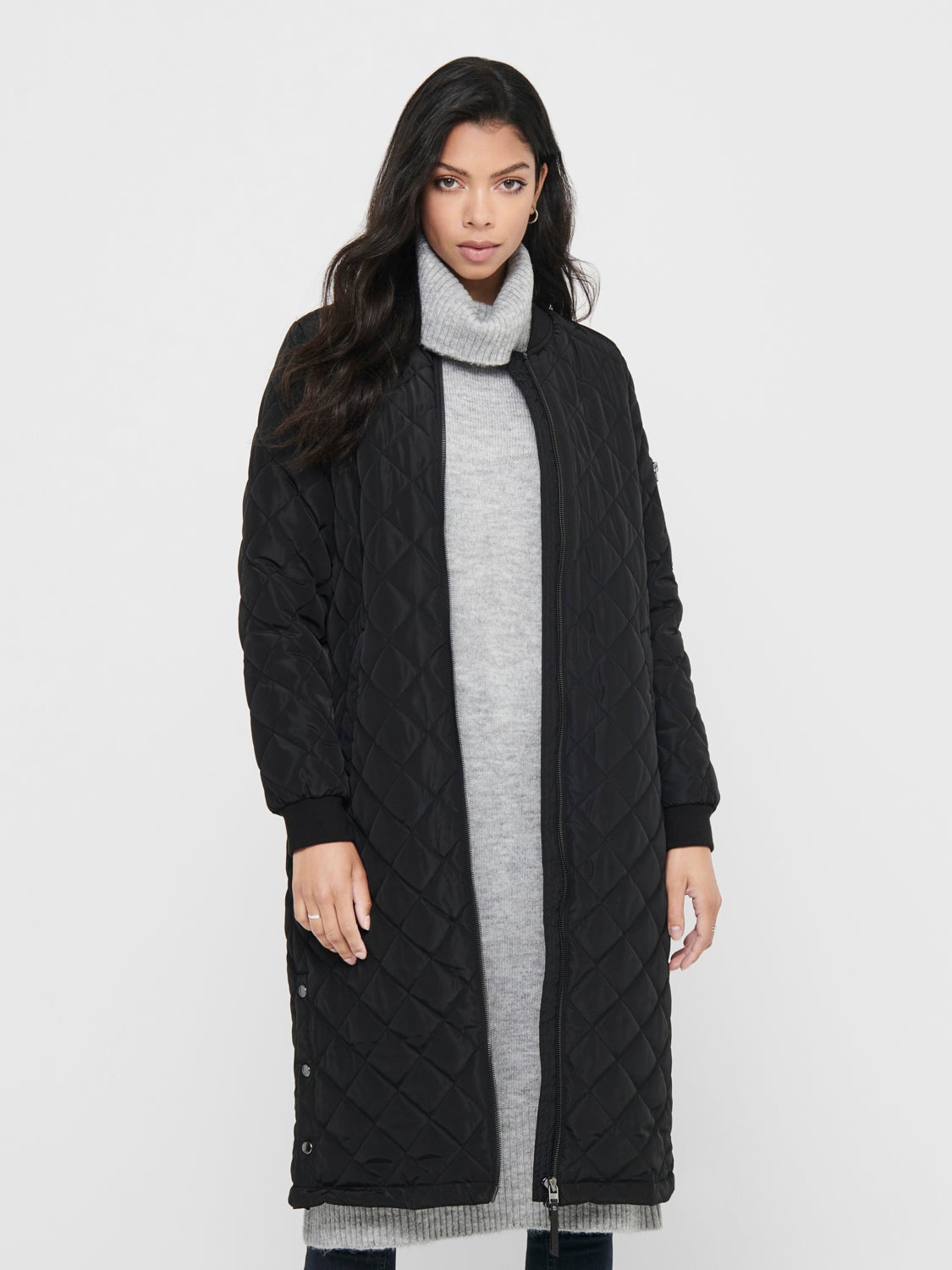 Long quilted Coat