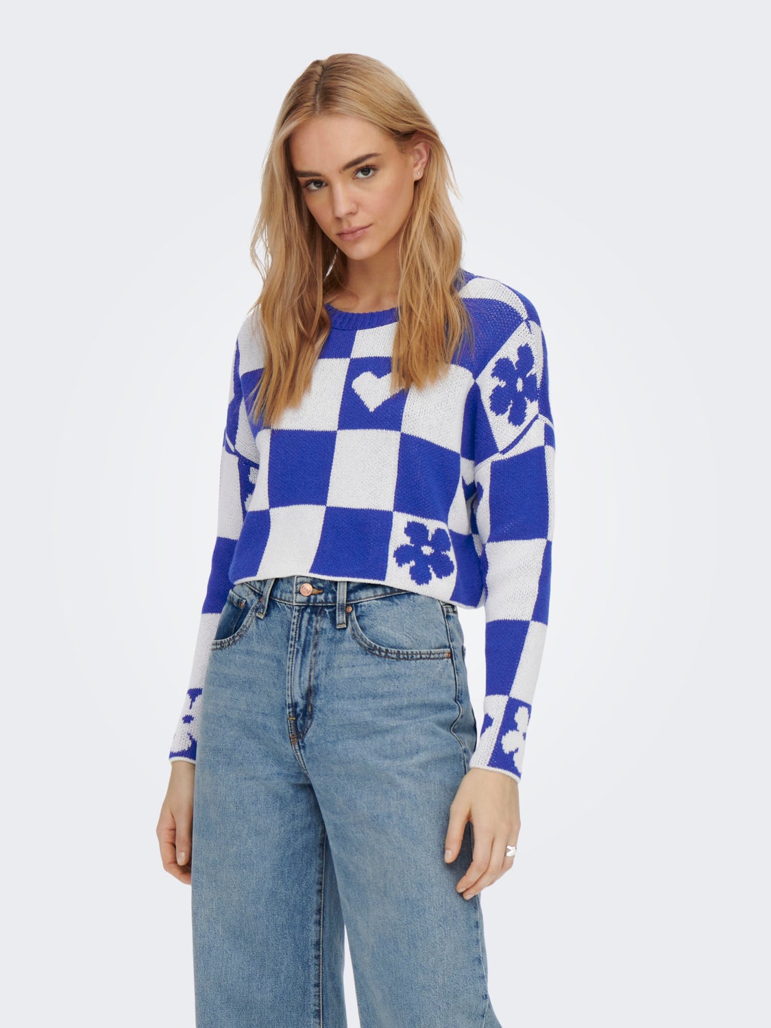 Cropped Knitted Pullover