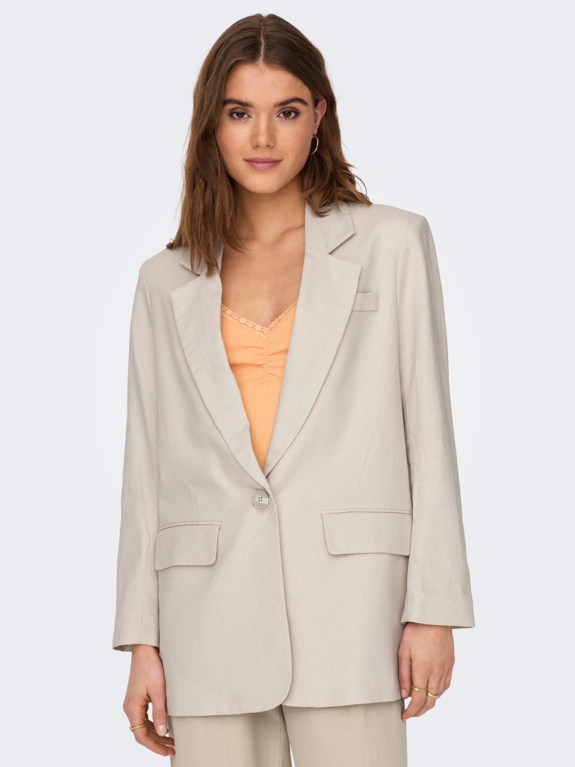 Oversize Fit Reverse Blazer