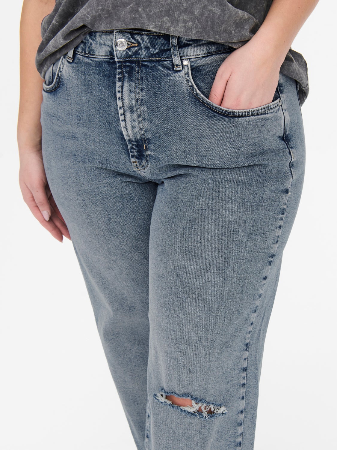 Curvy CARHope ex high waisted jeans