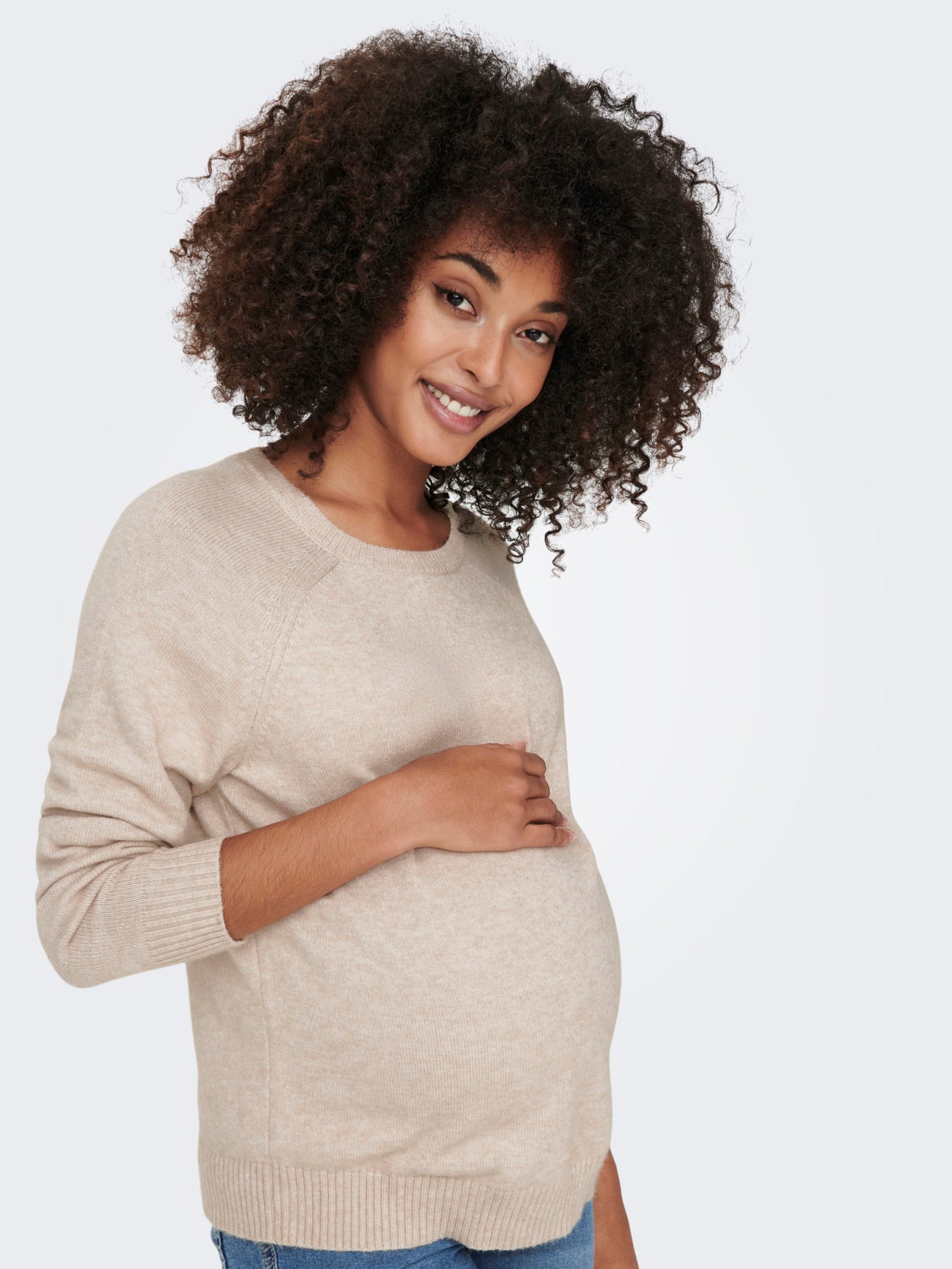 Mama loose fitted Knitted Pullover