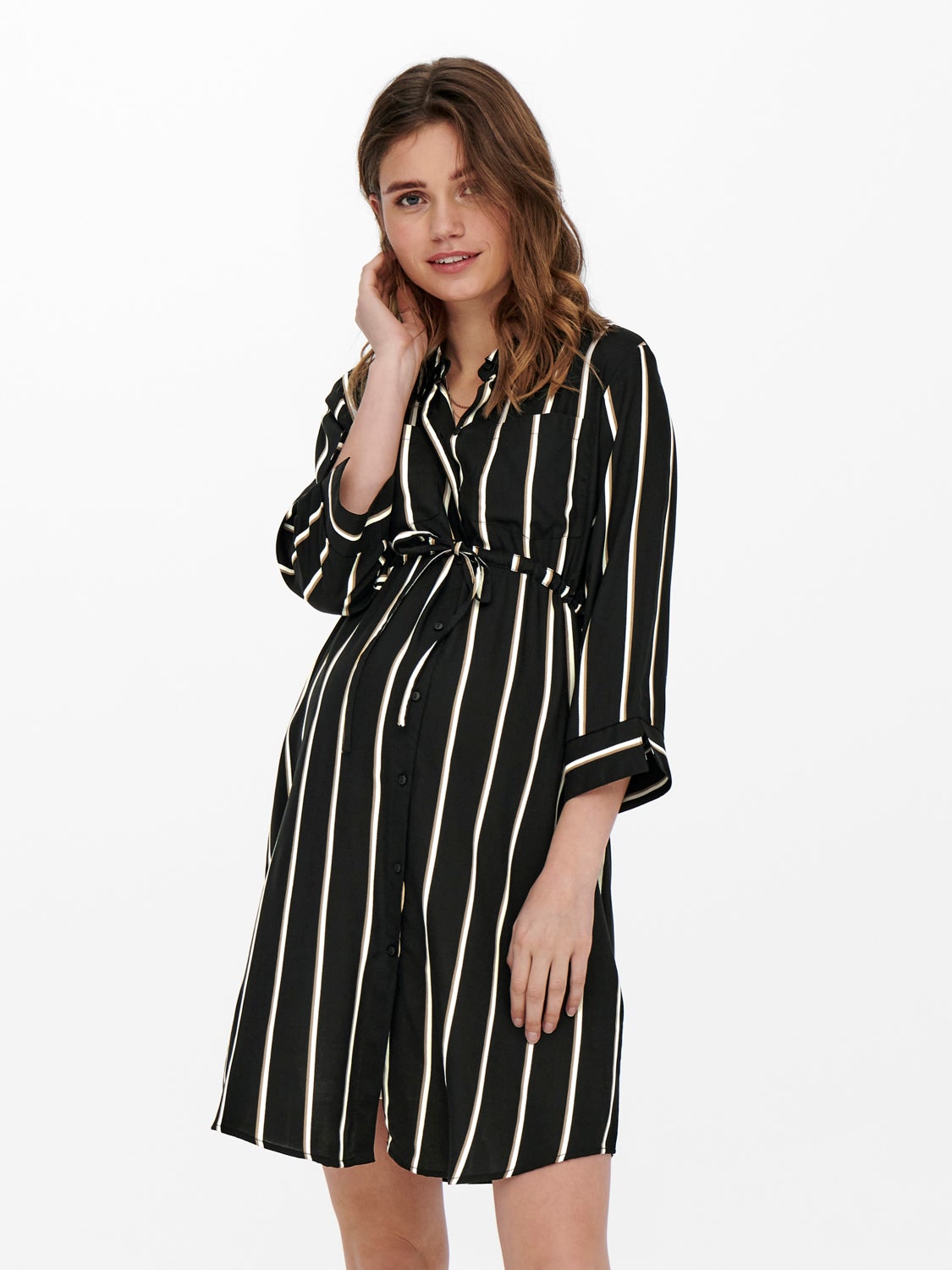 Mama 3/4 sleeved Shirt dress