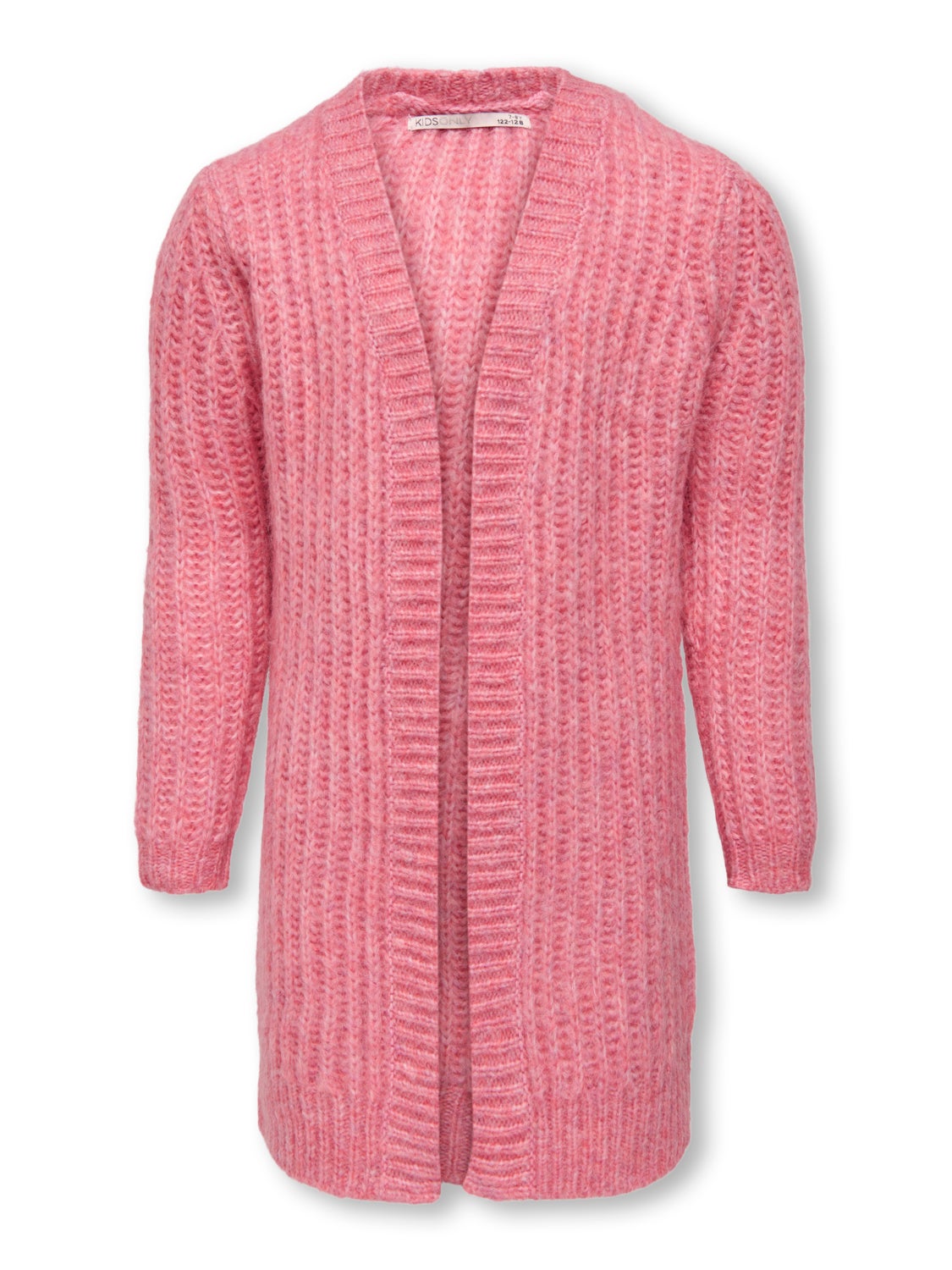 Rib knitted cardigan