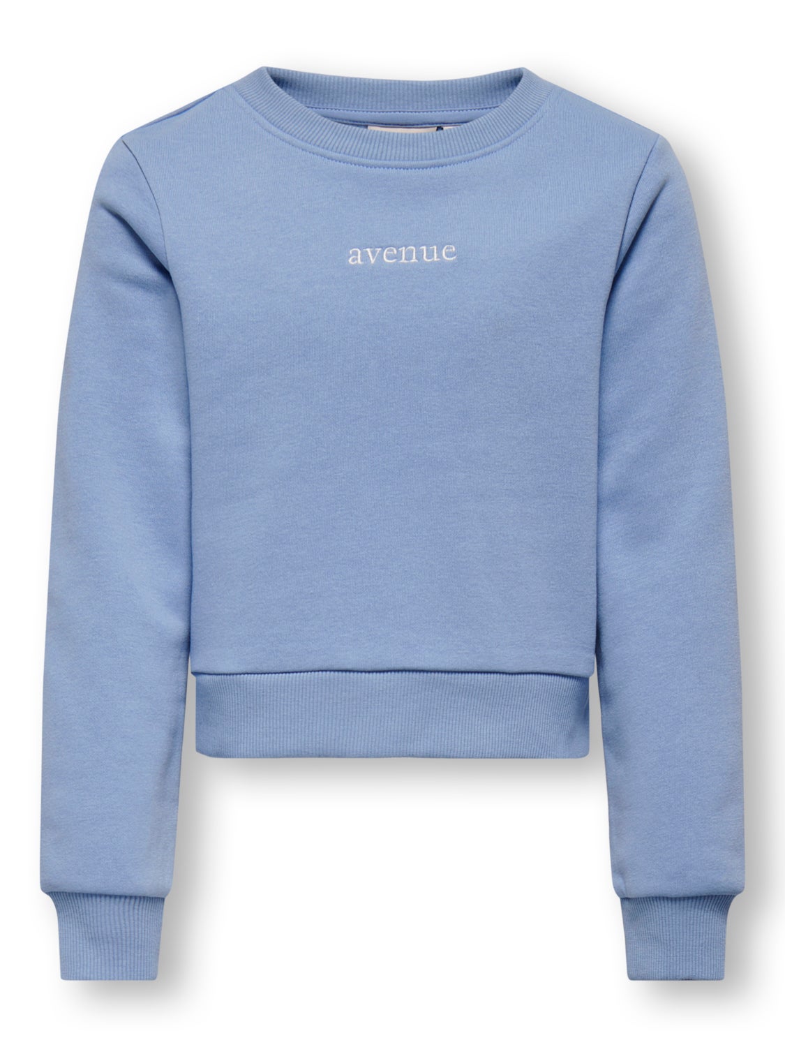 Short o-neck sweatshirt