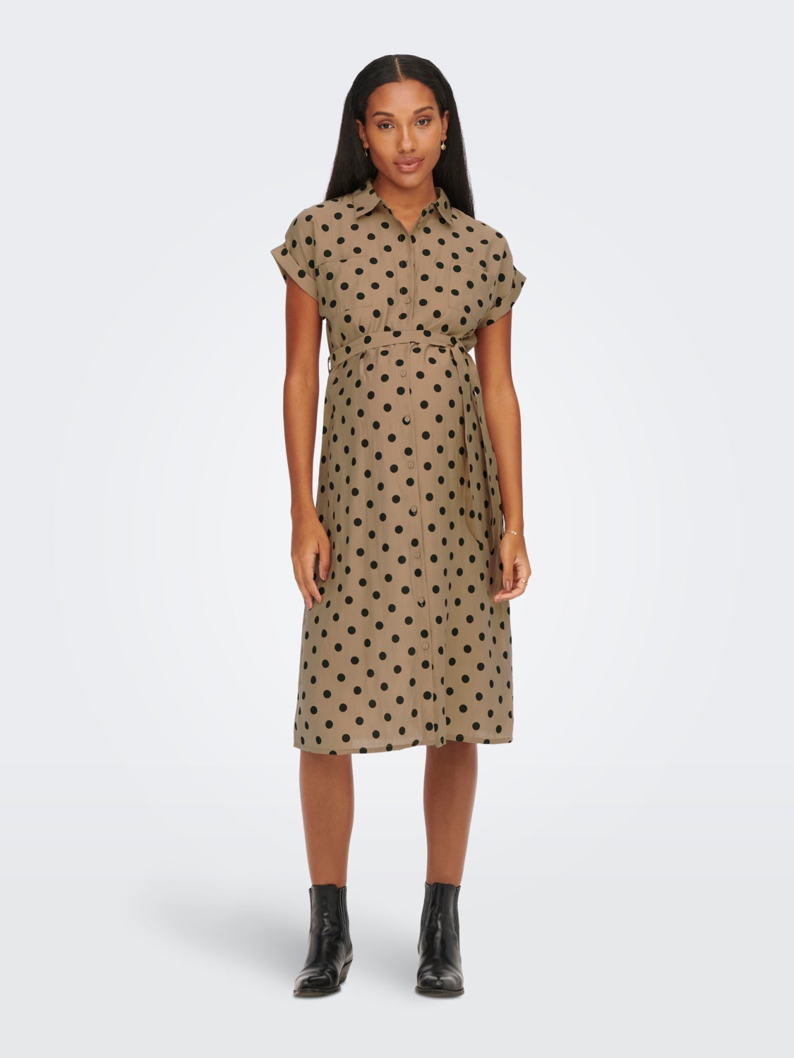 Mama short sleeved Shirt dress