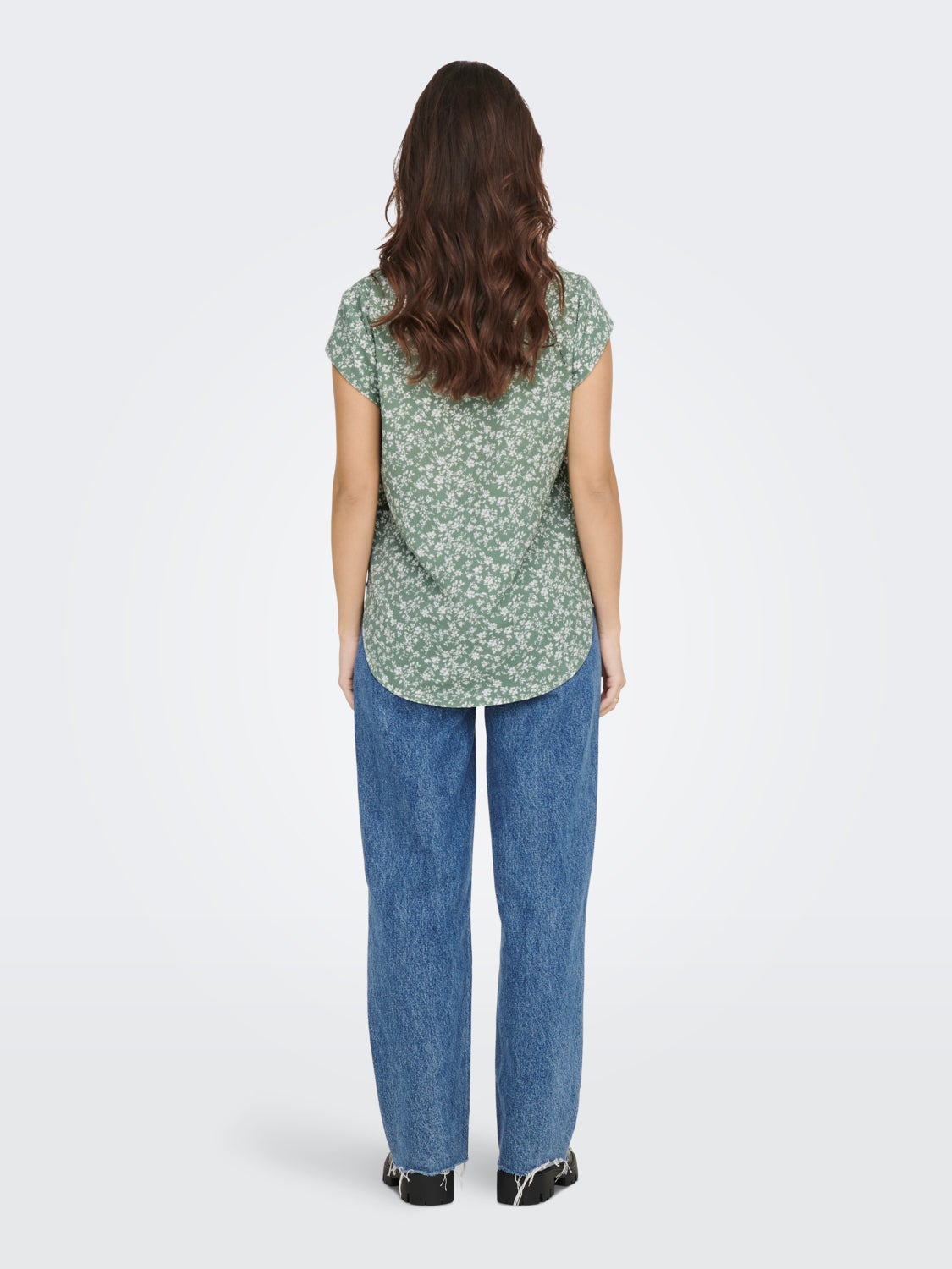 Printed Short Sleeved Top