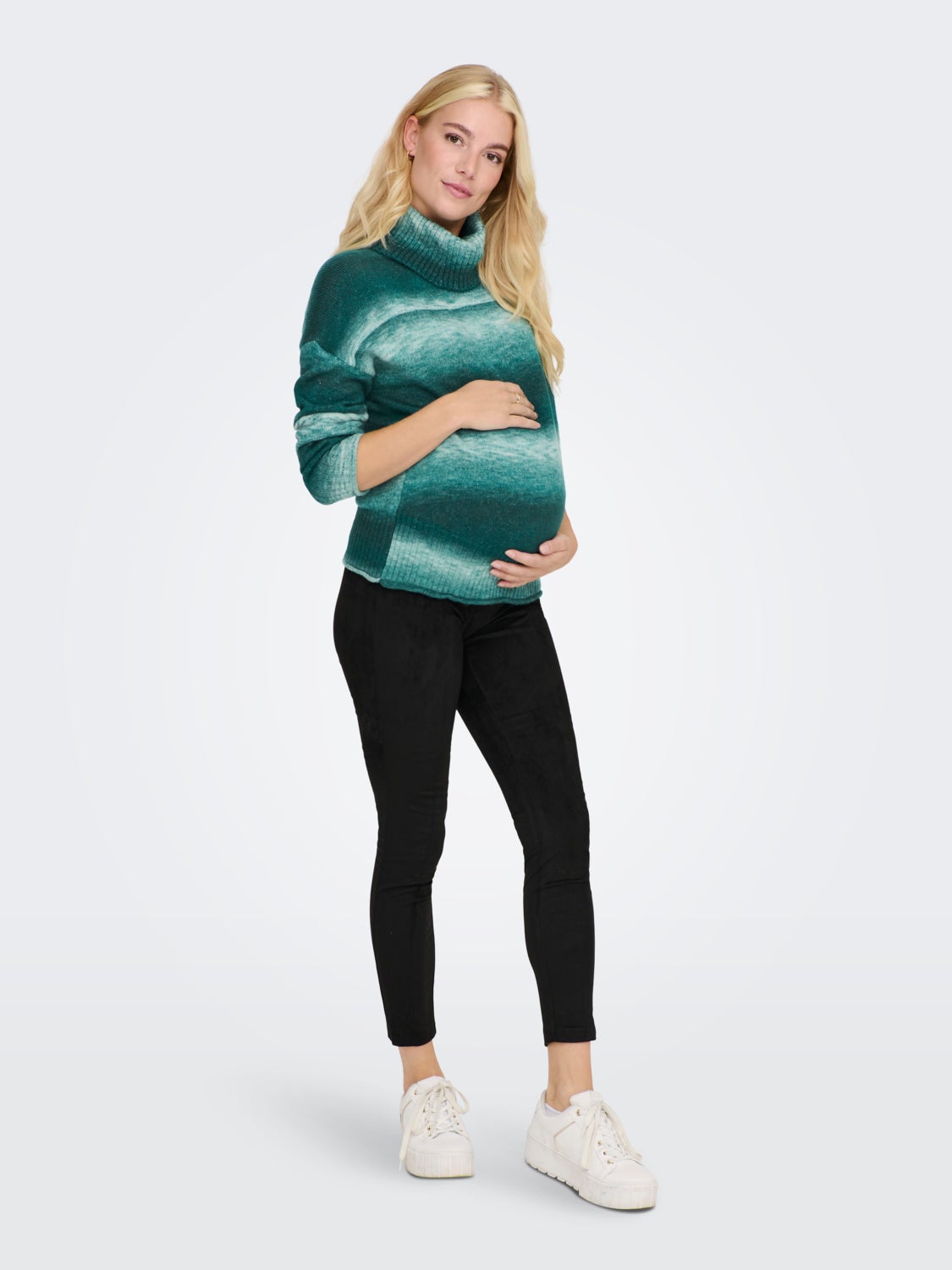 Mama rollneck Knitted Pullover