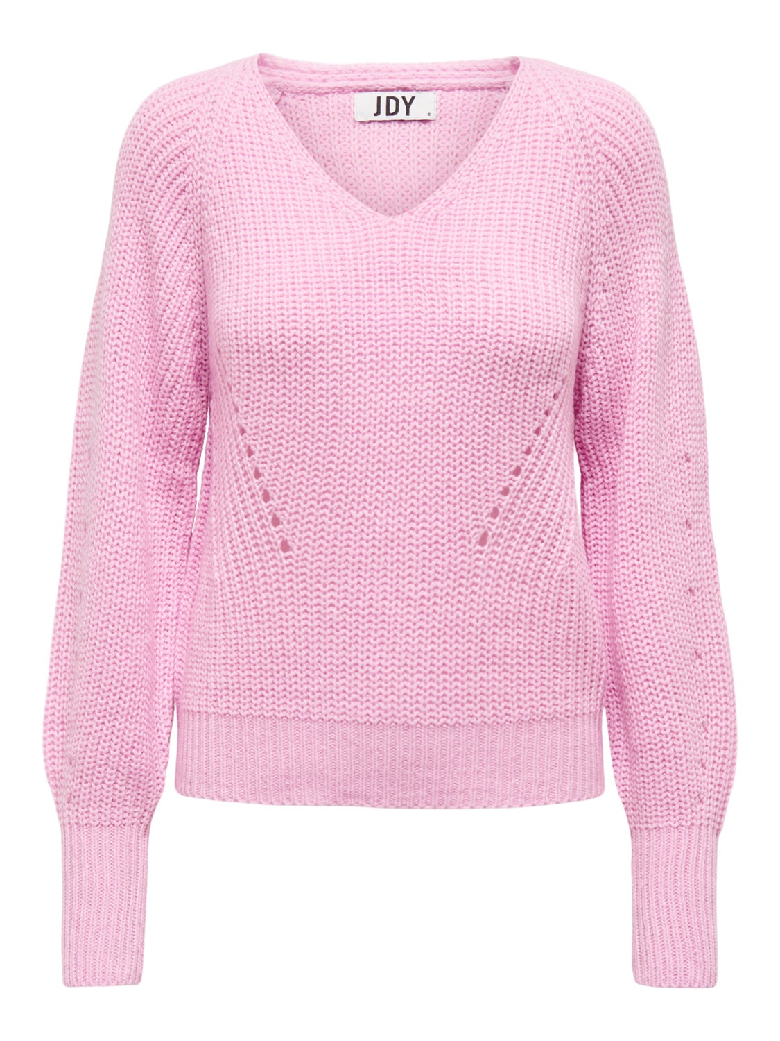 V-neck knitted pullover