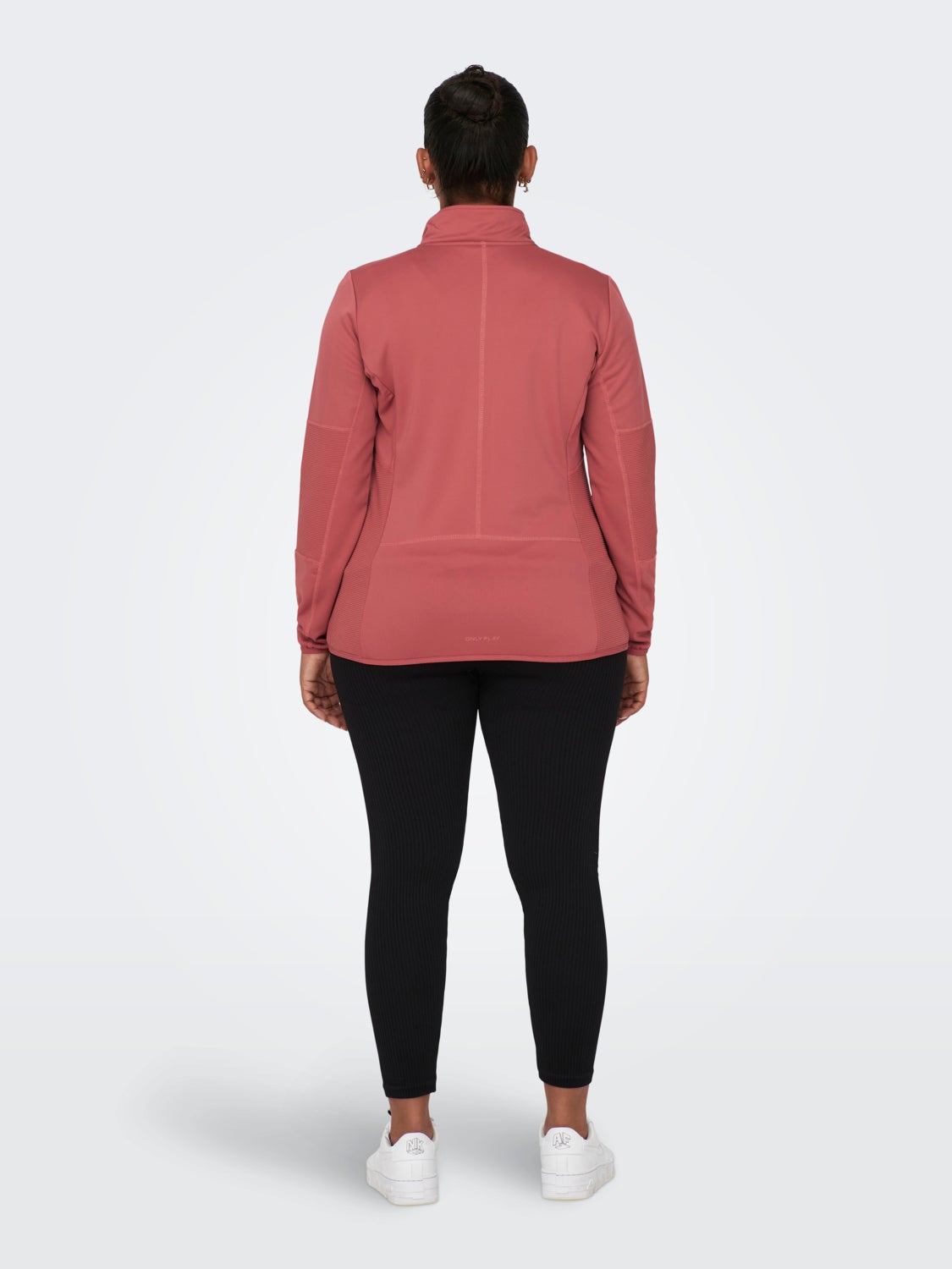 Curvy highneck Fleece jacket