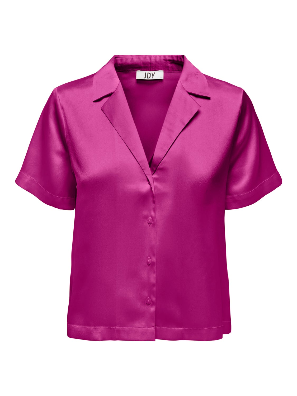 Short sleeve sateen shirt