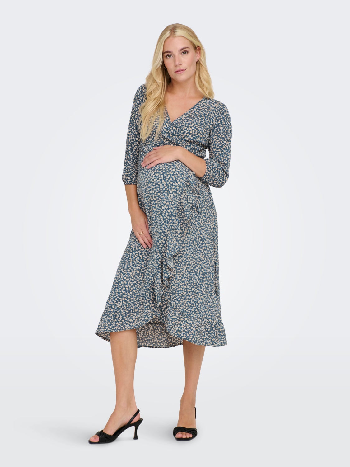 Mama wrap Midi dress