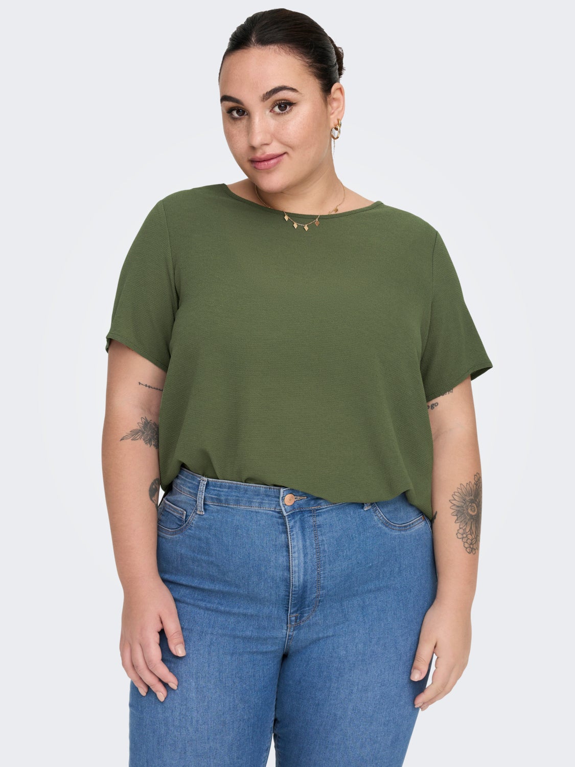 Curvy short sleeve Top