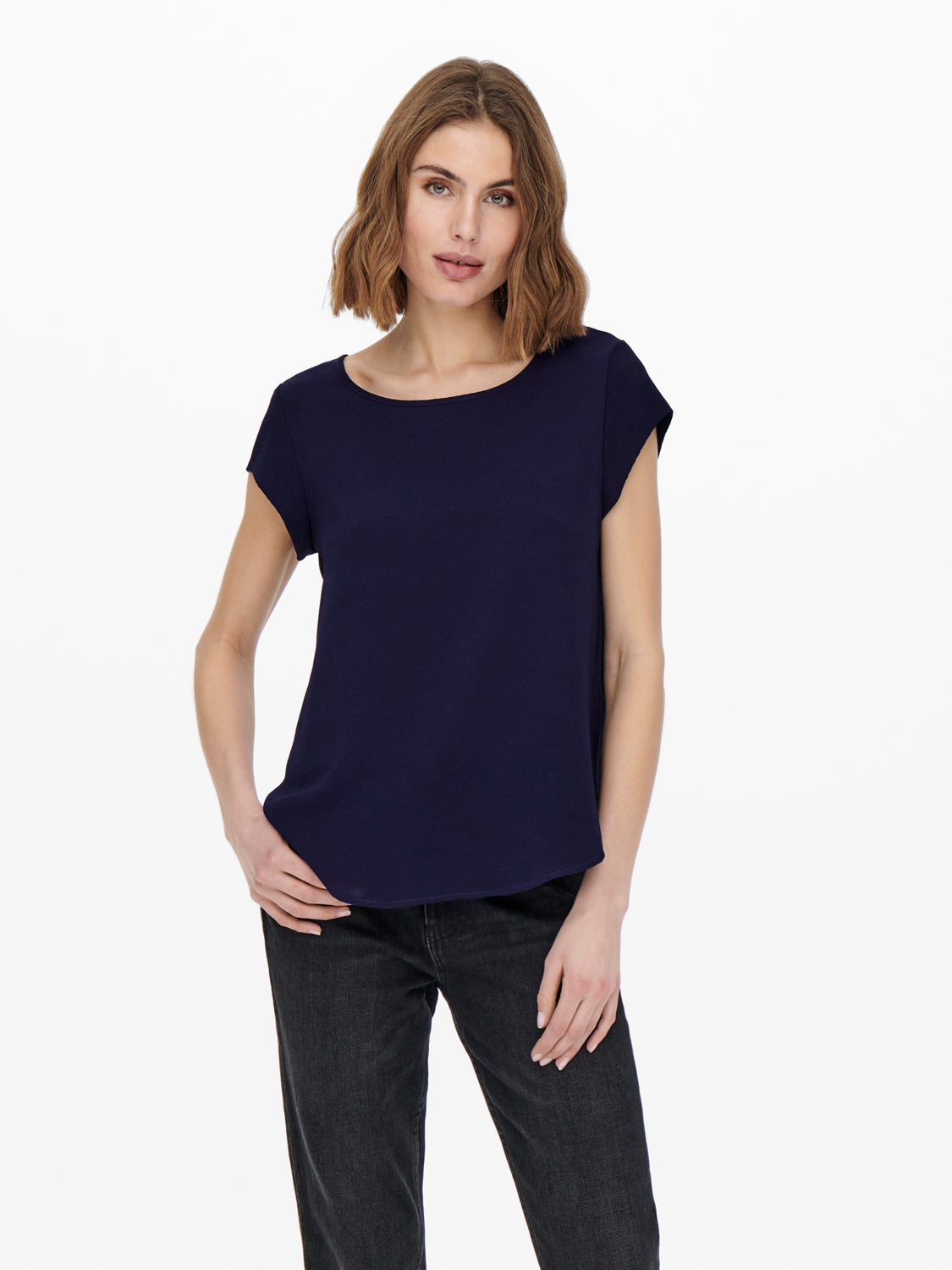 Loose Short Sleeved Top