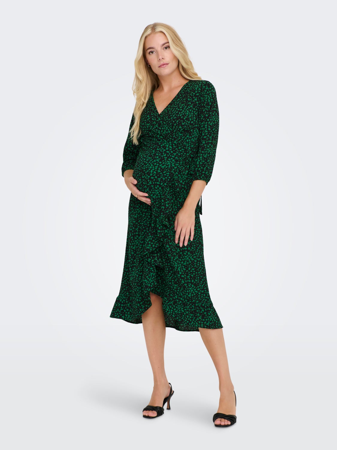 Mama wrap Midi dress