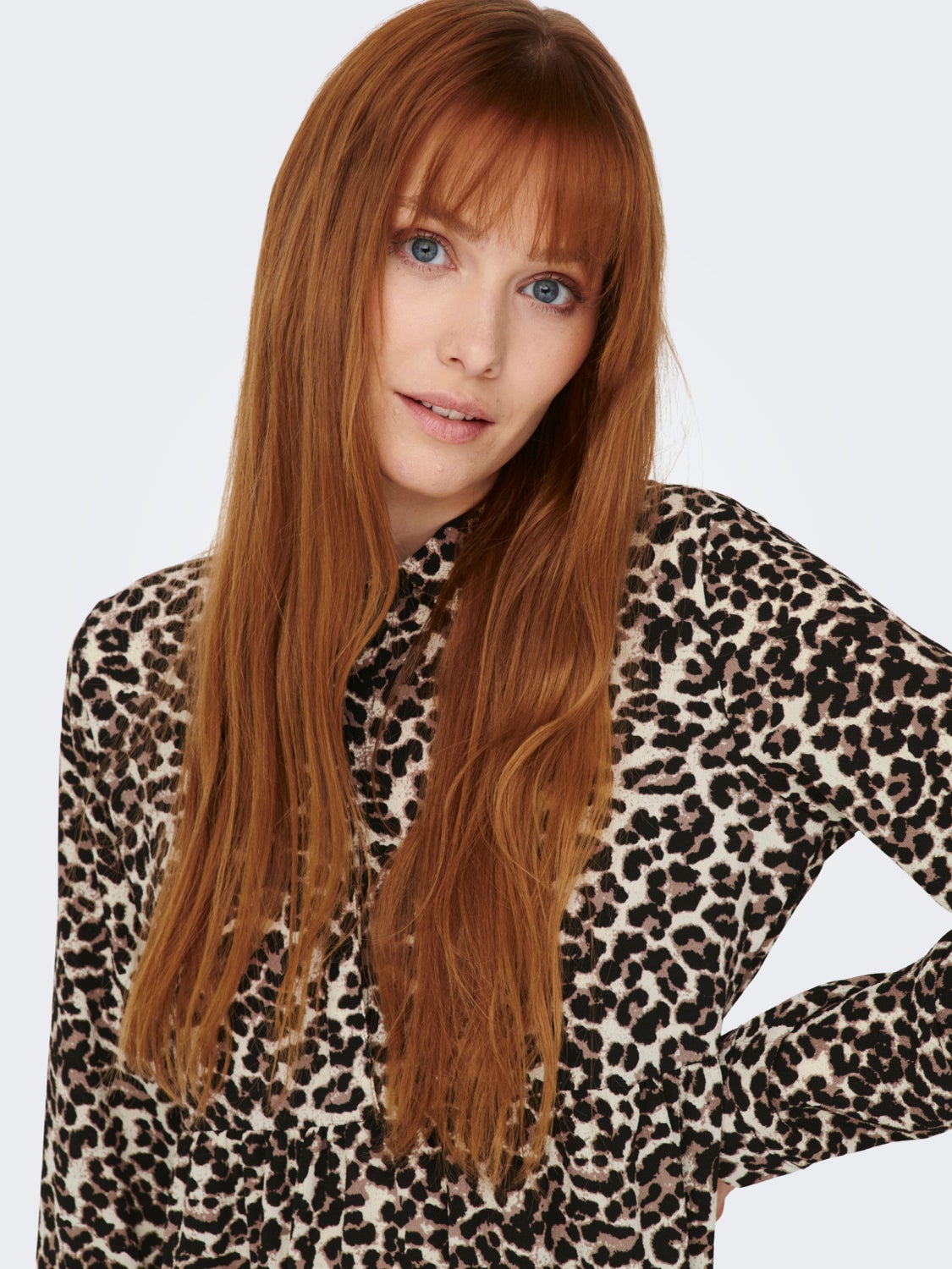 Mini dress with print