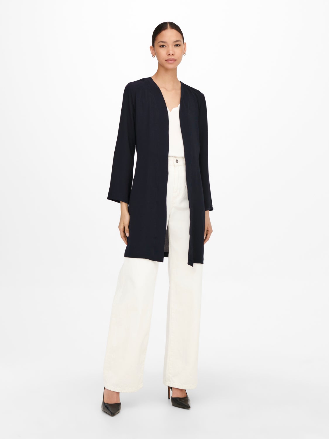 Cozigan with tie belt