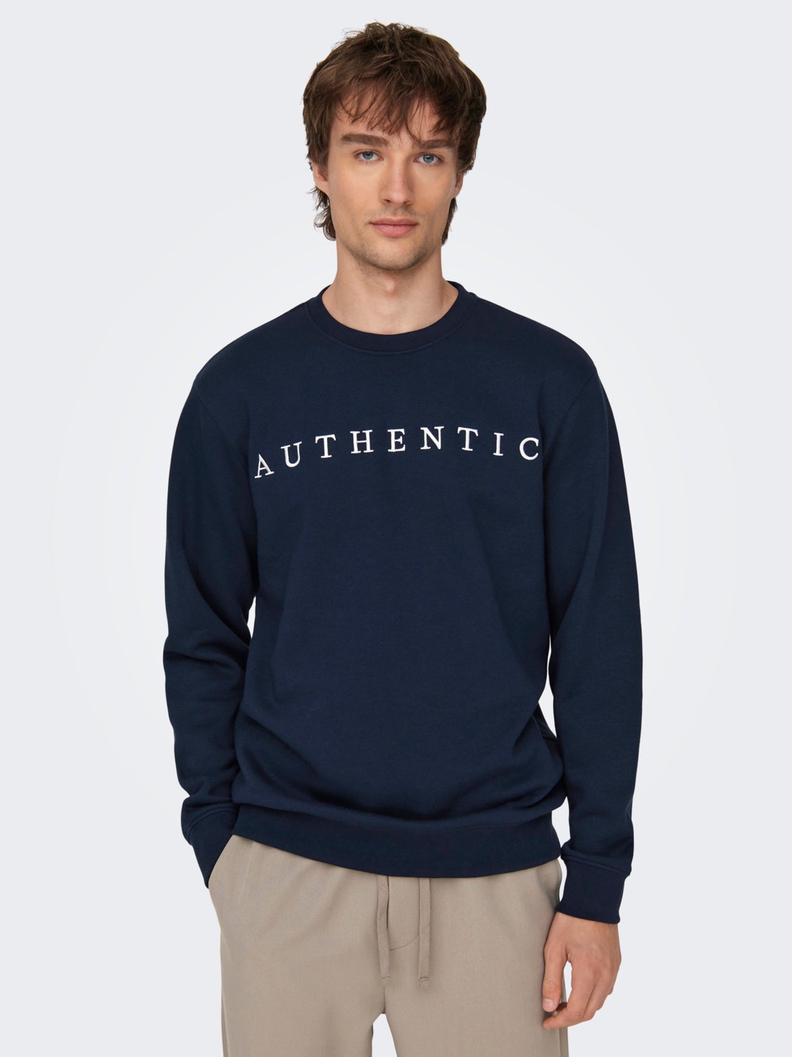 O-neck sweatshirt