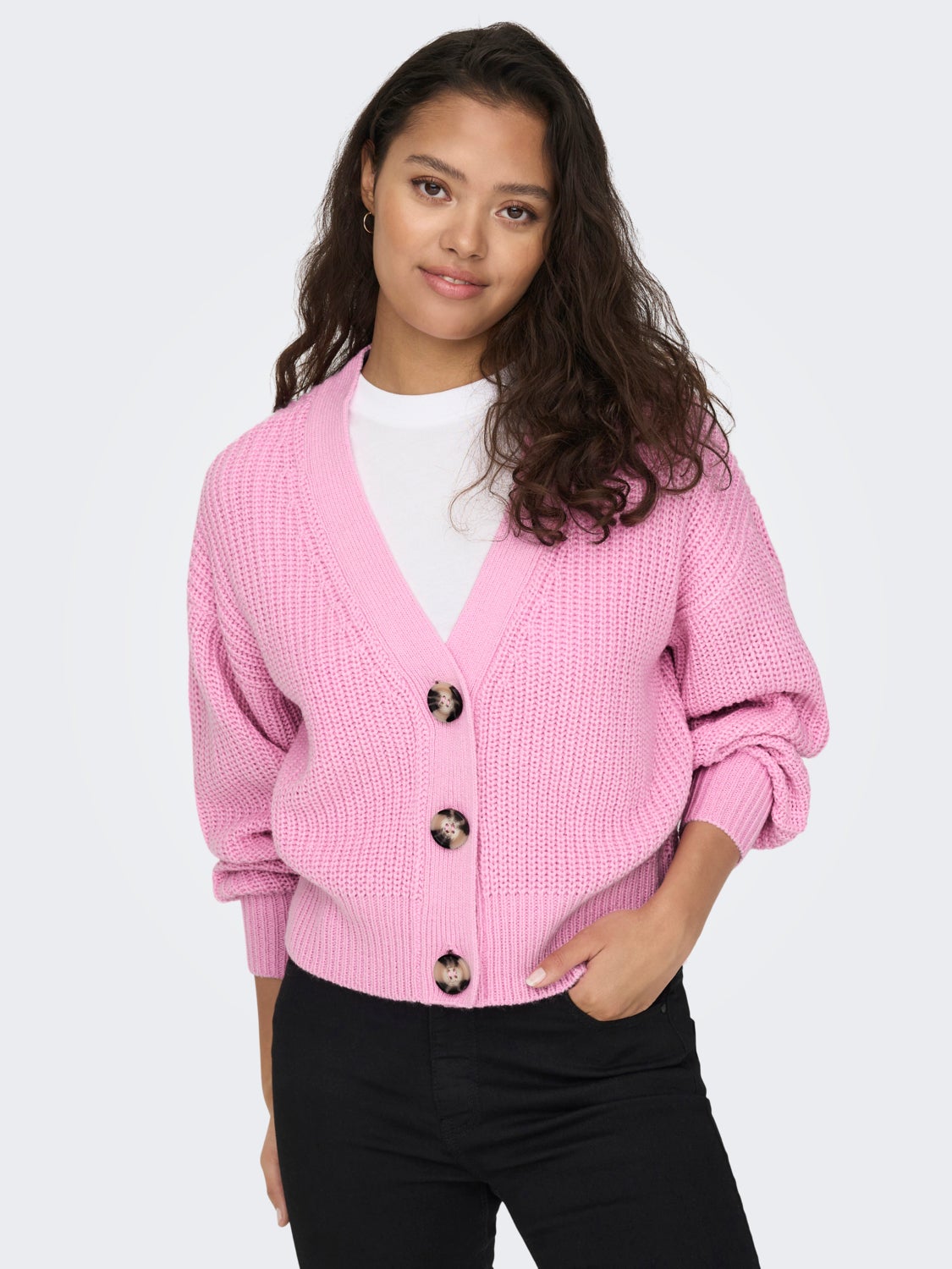 Short Knitted Cardigan