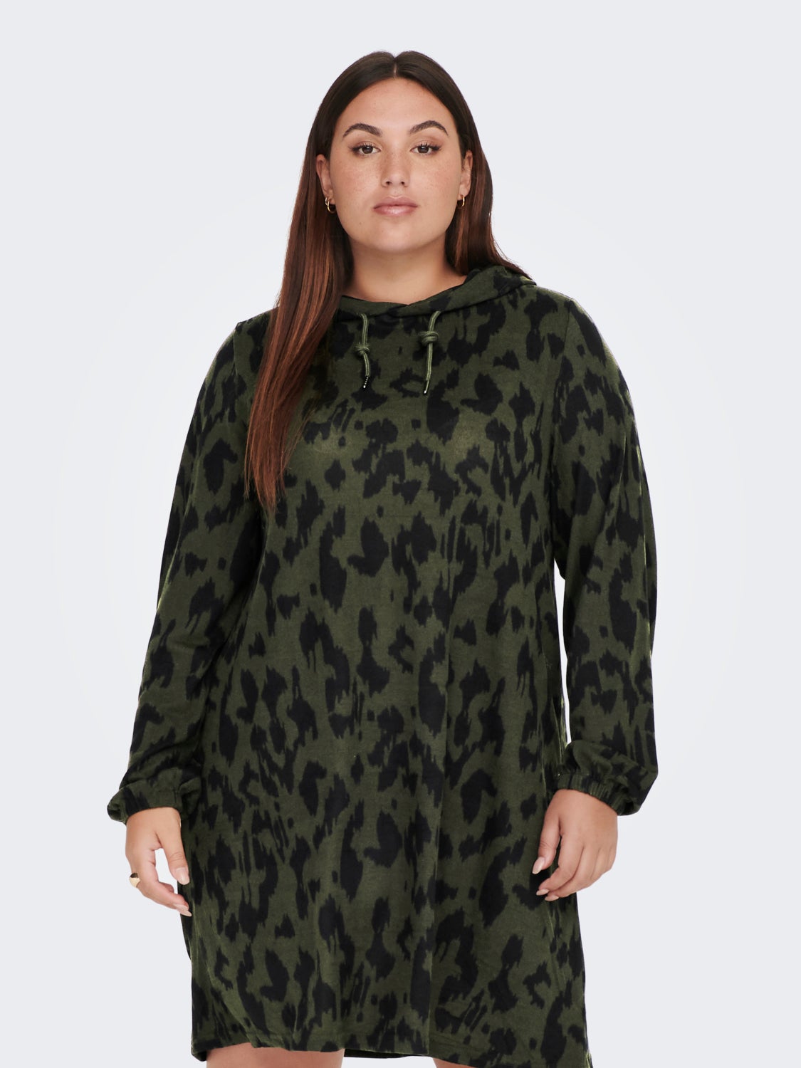 Curvy hoodie dress