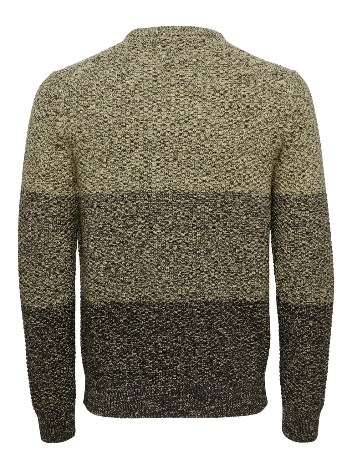 Textured knitted pullover