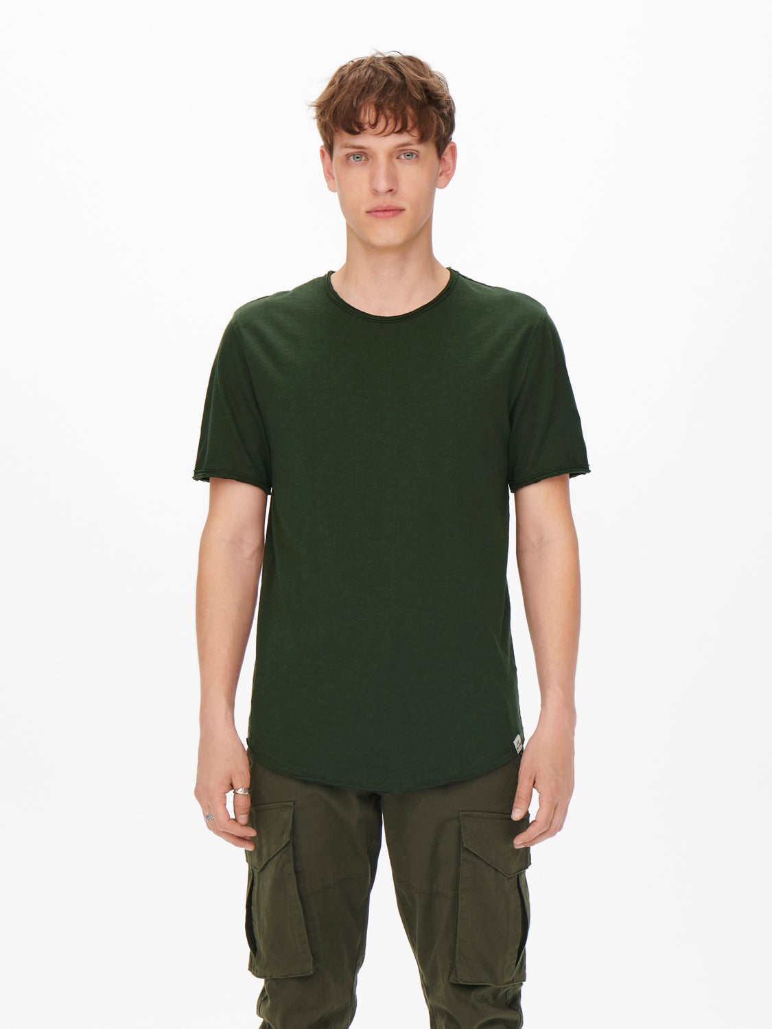 Basic o-hals t-shirt