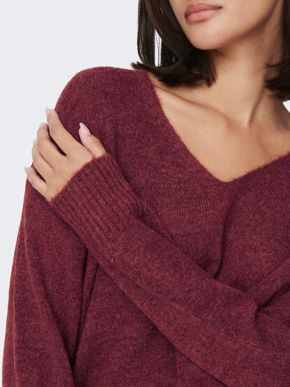 V-neck Knitted Pullover