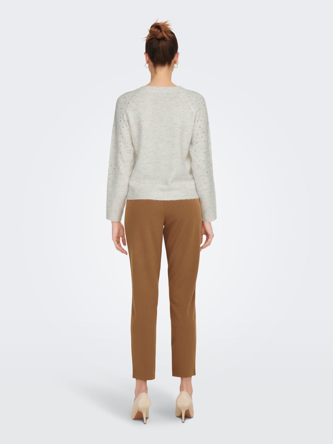 Stone detailed Knitted Pullover