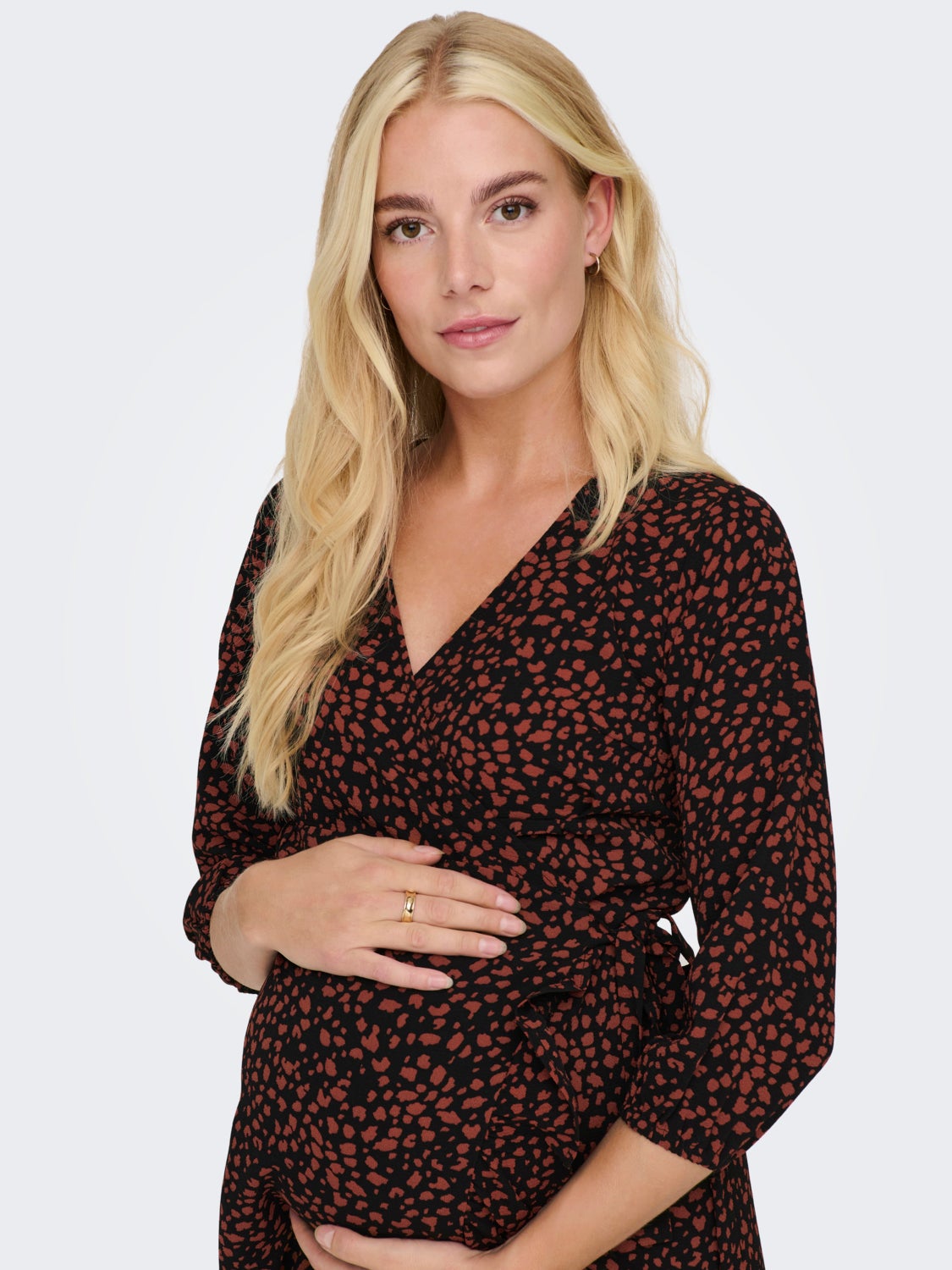 Mama wrap Midi dress