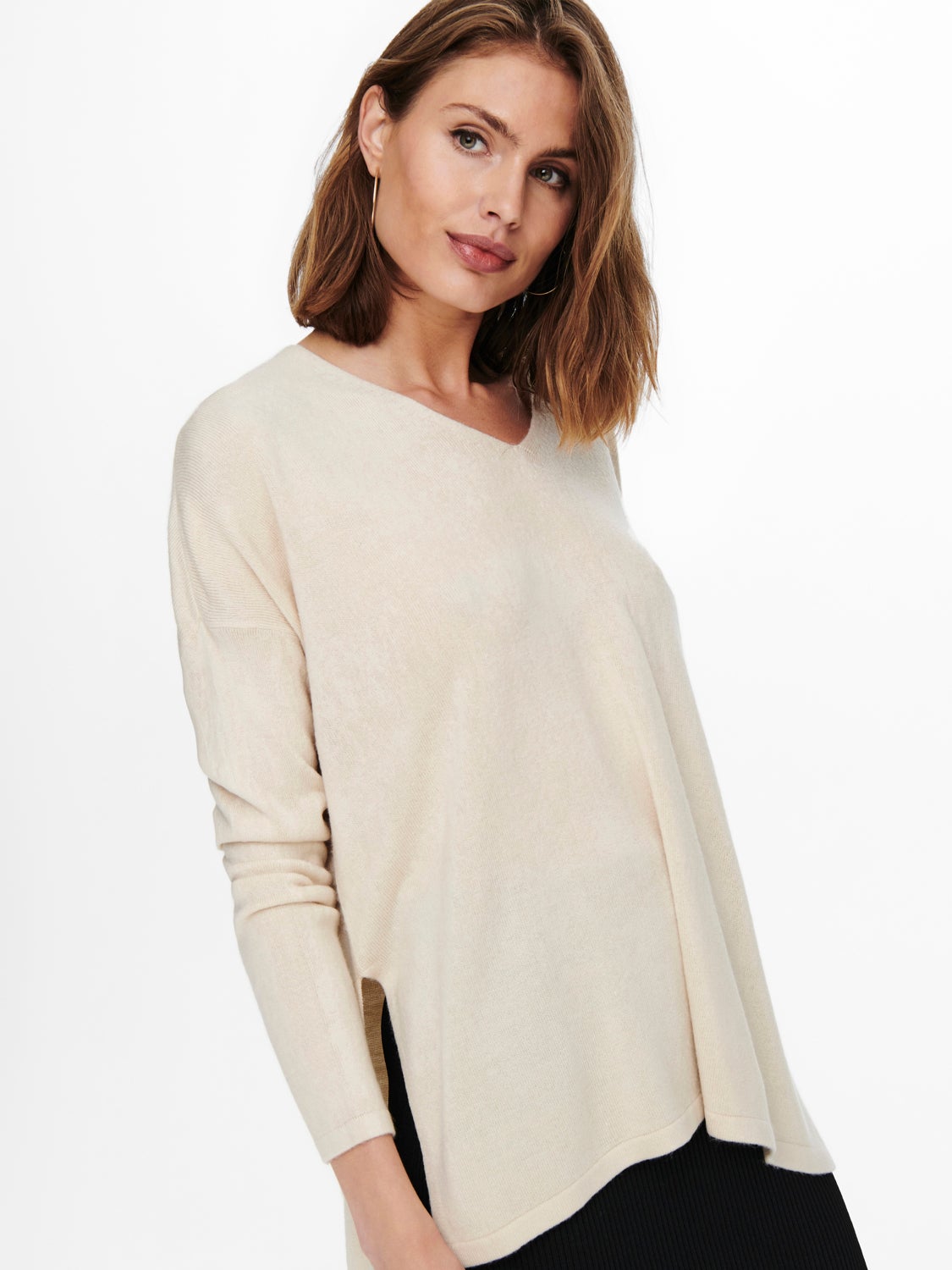 V-neck Knitted Pullover