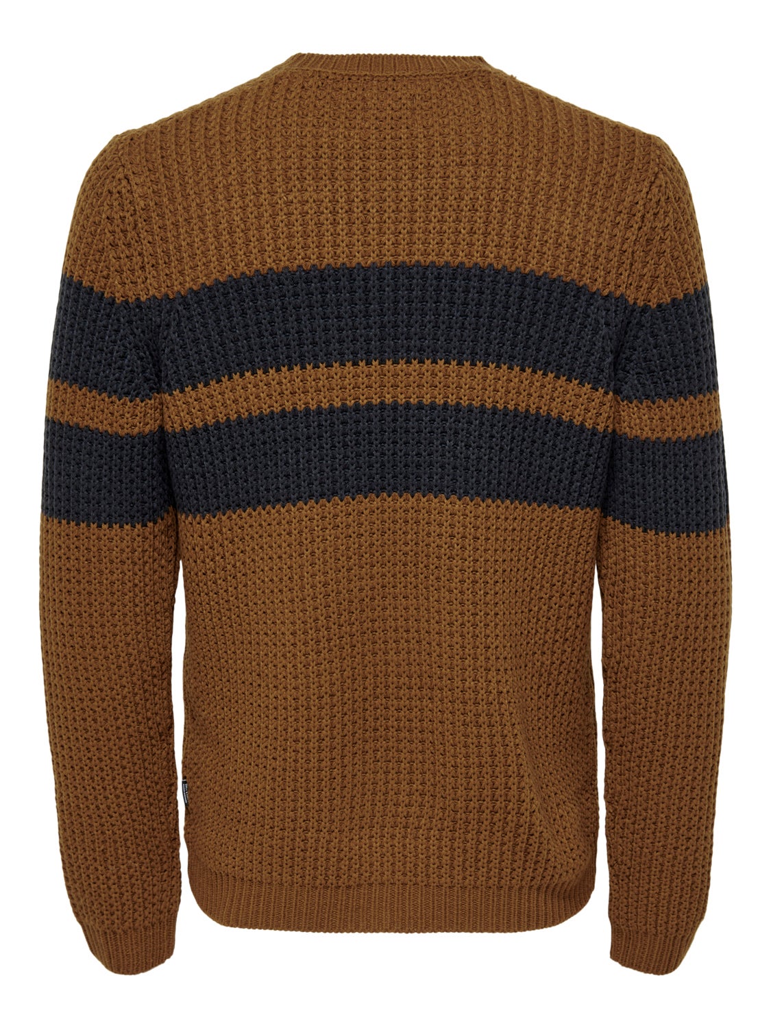 Textured knitted pullover