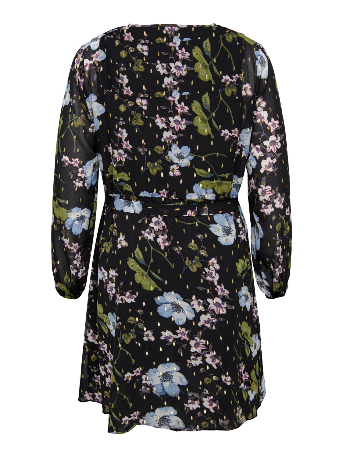 Curvy printed layered dress