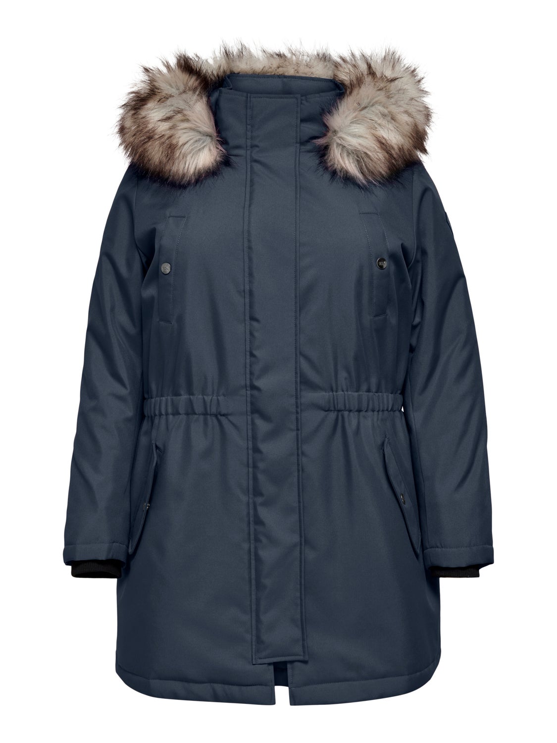 Curvy jacket with hood