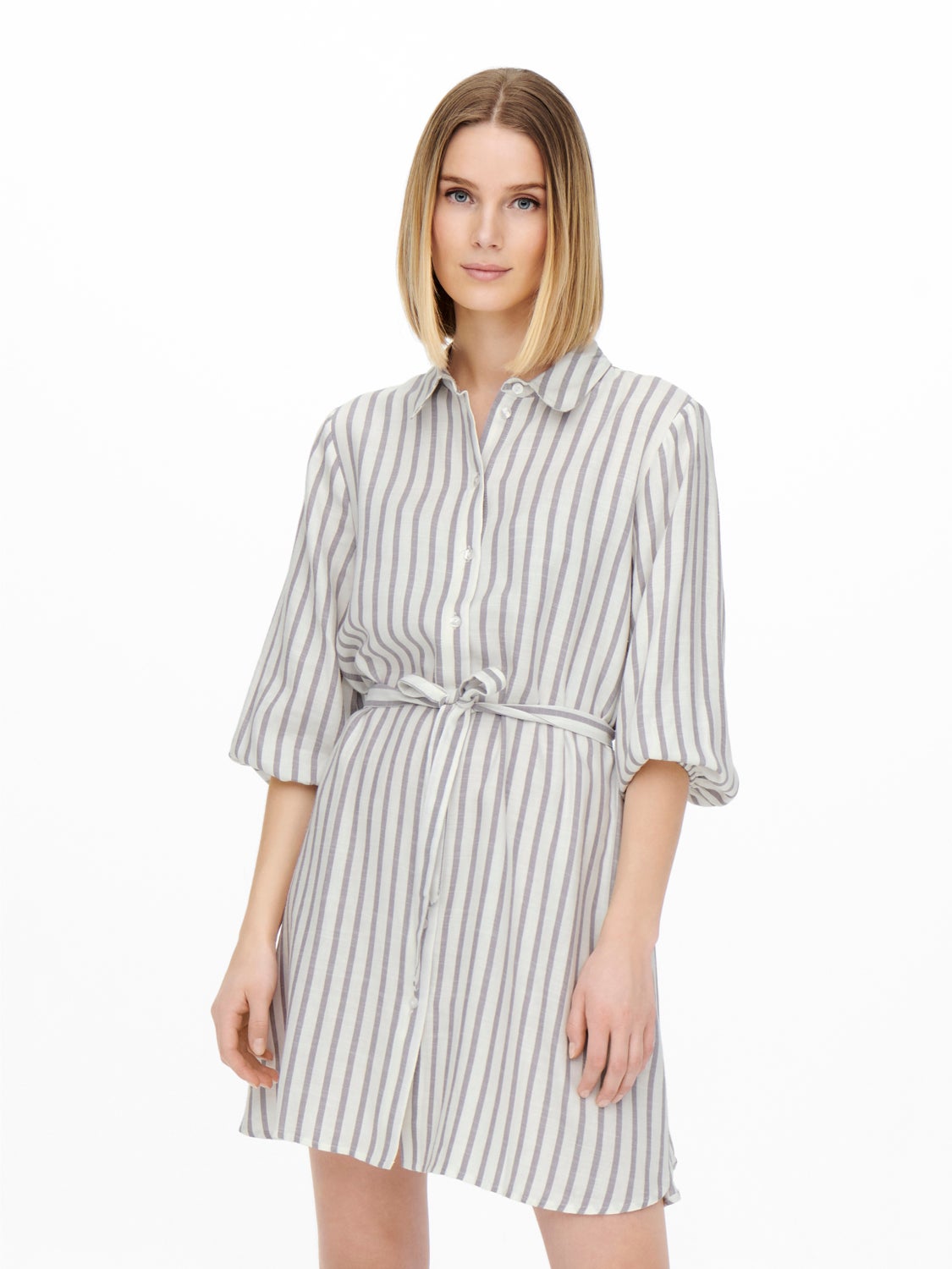 3/4 sleeved Shirt dress