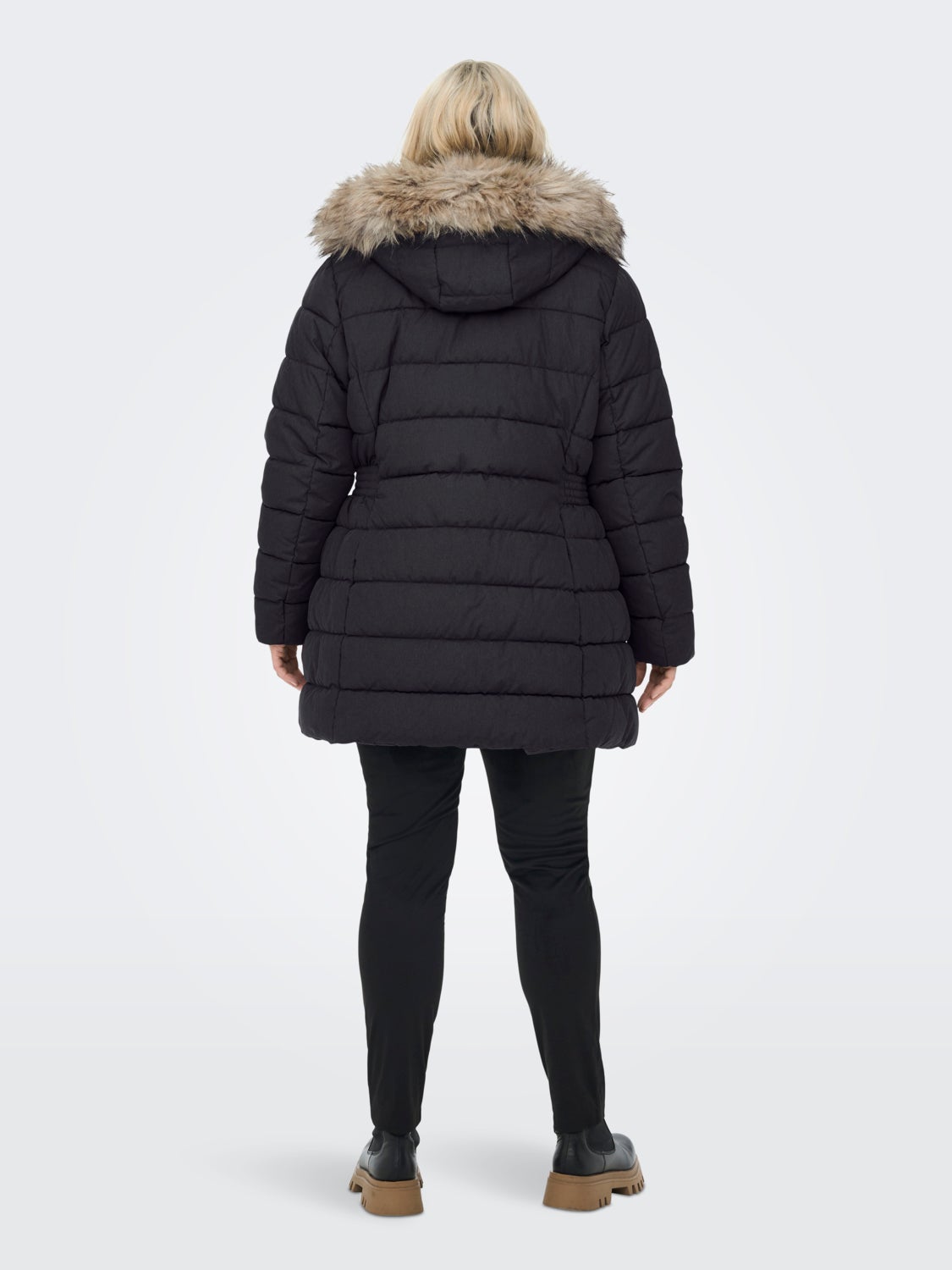 Curvy long Quilted jacket