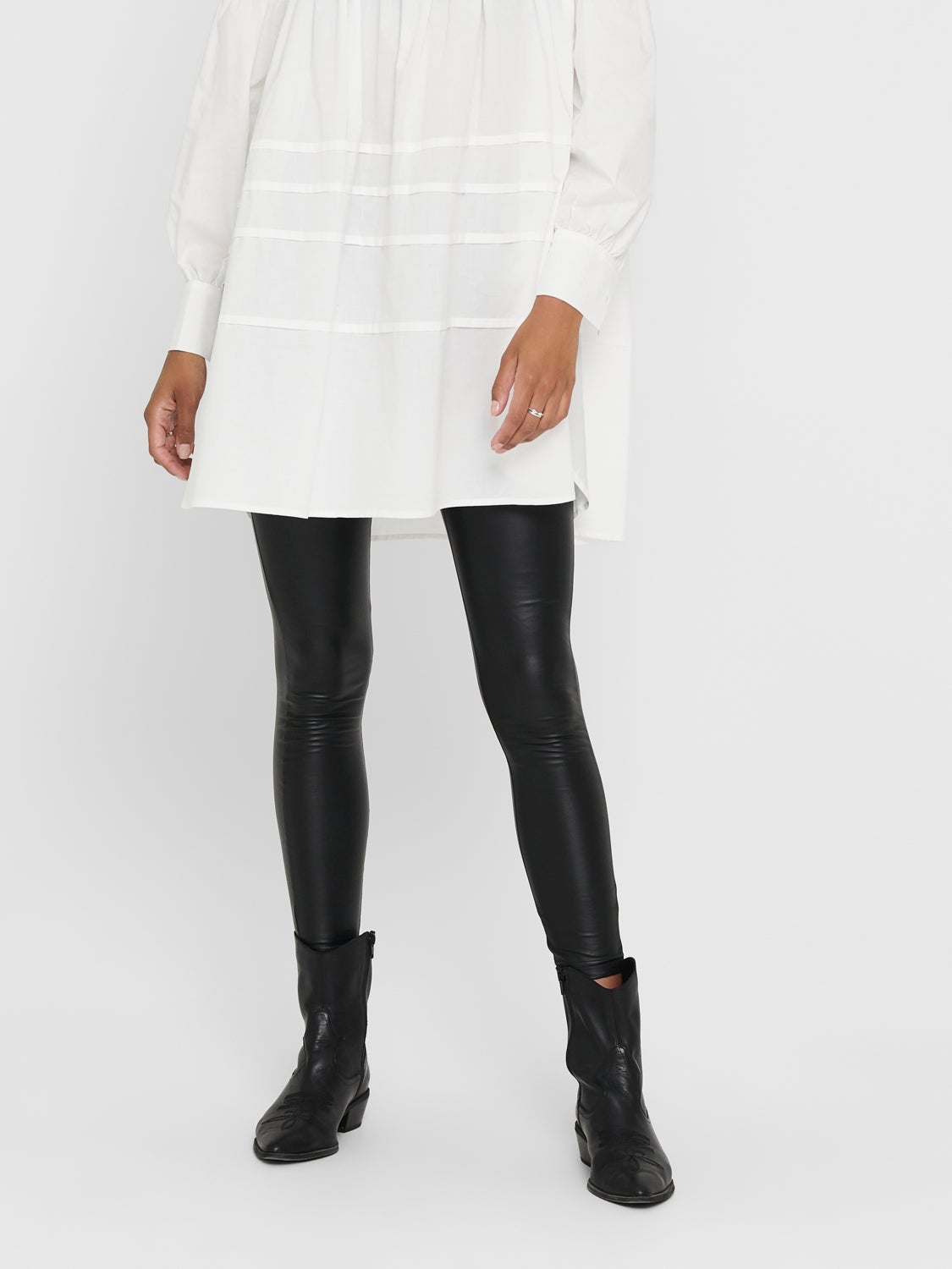 Leather look Leggings