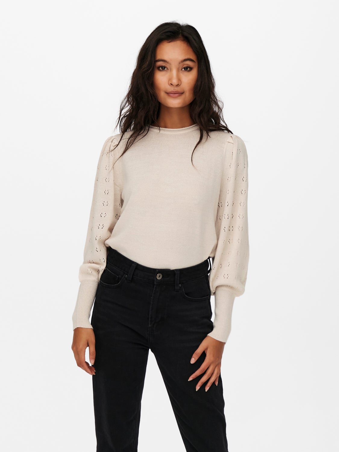 Solid colored Knitted Pullover