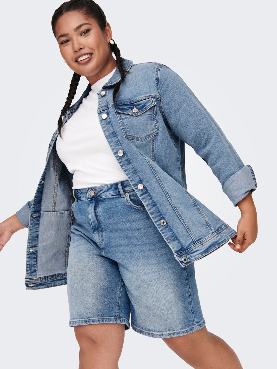 Curvy Denim Jacket