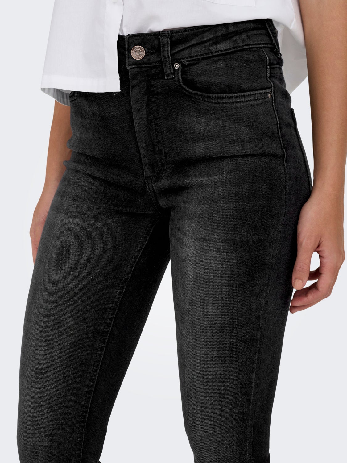 Skinny Fit High waist Raw hems Tall Jeans