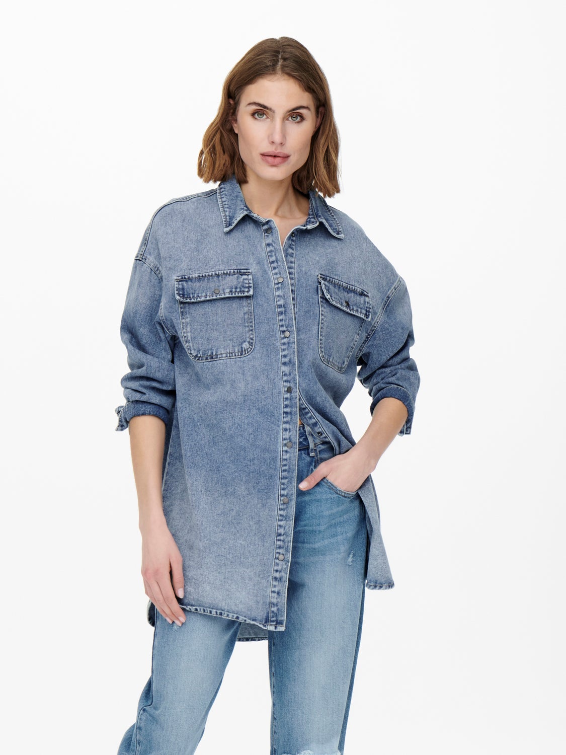 Oversized Denim shirt