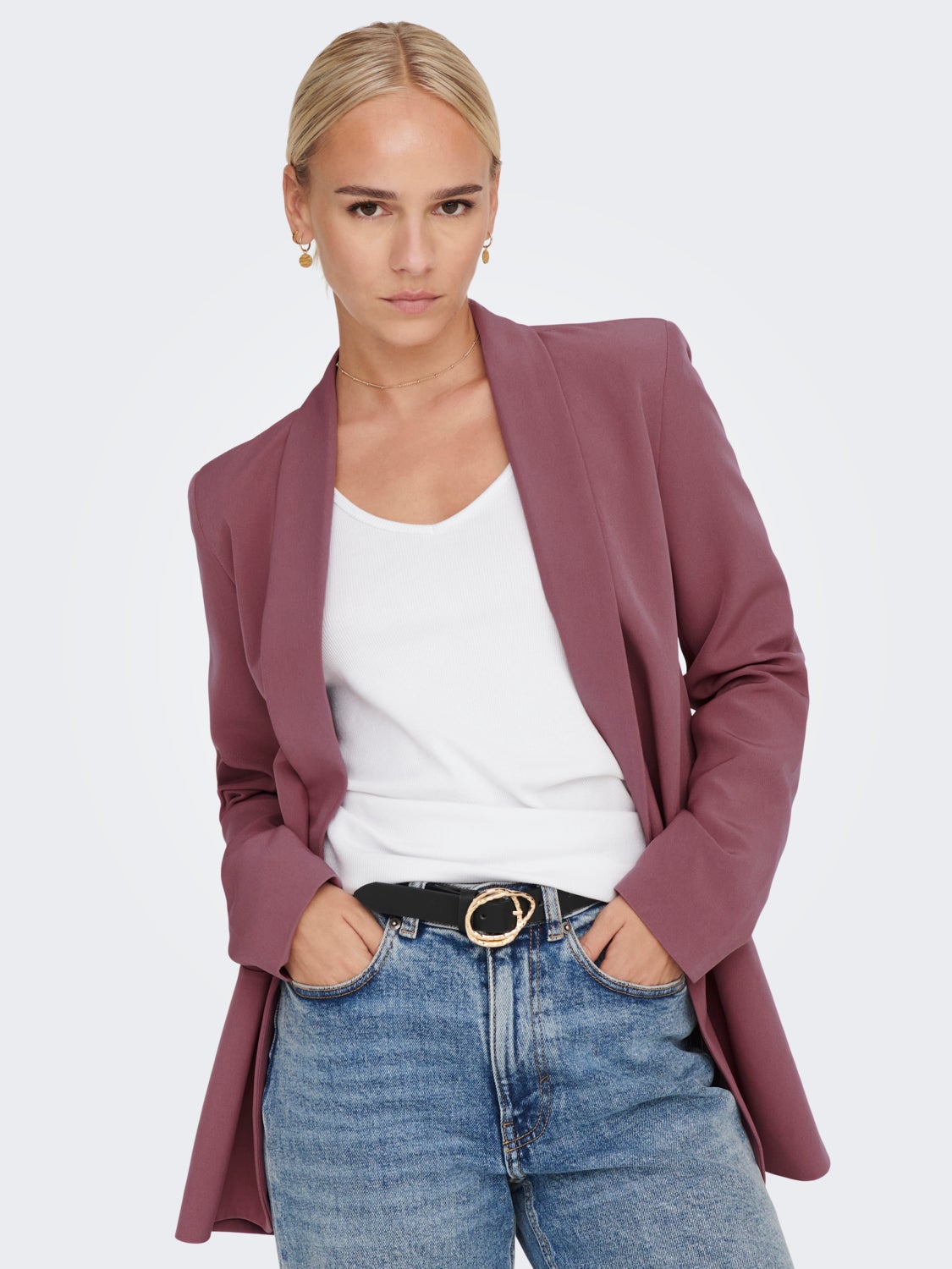 Classic box fit blazer